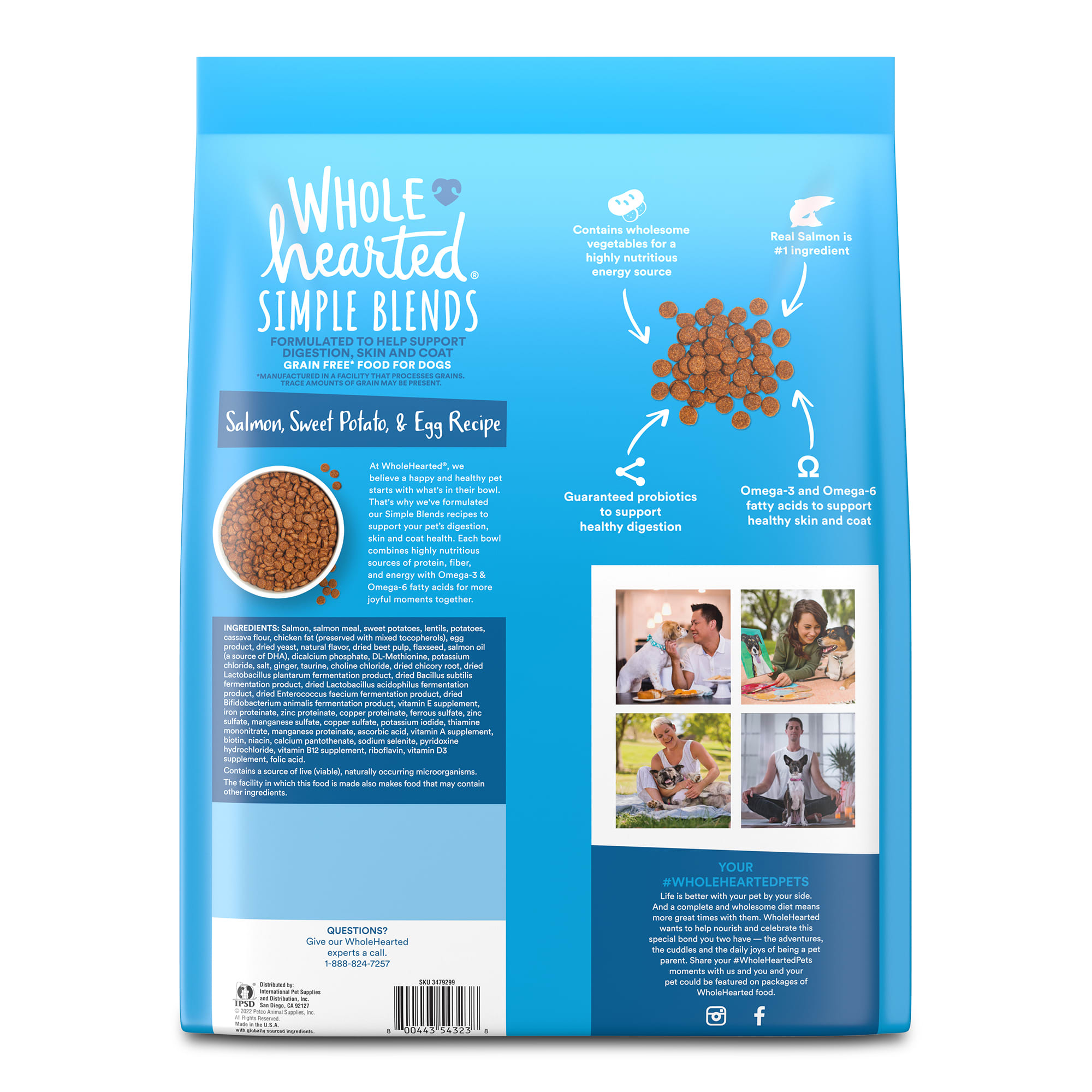 Wholehearted egg and deals potato dog food