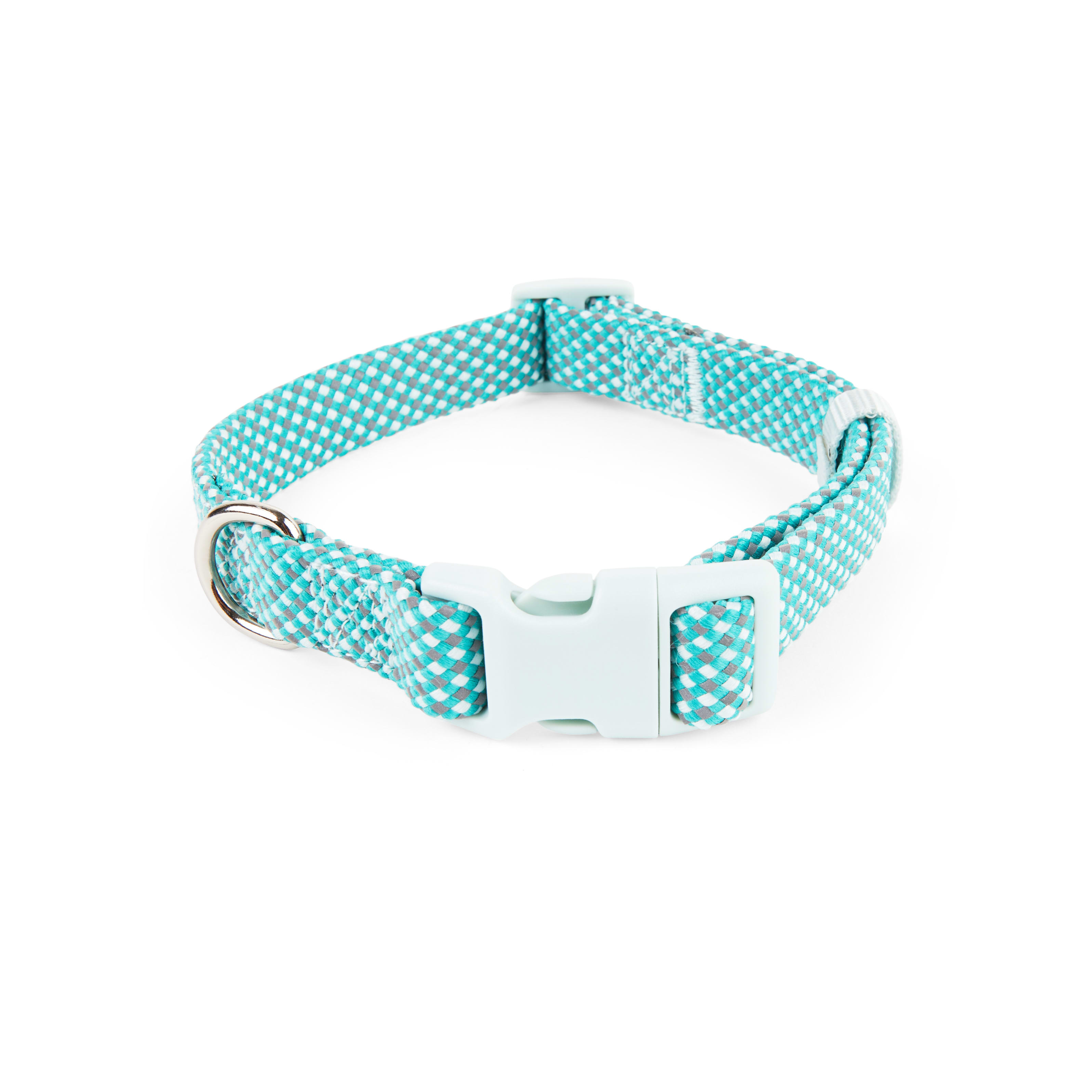 YOULY Teal Reflective Dog Collar Small Petco