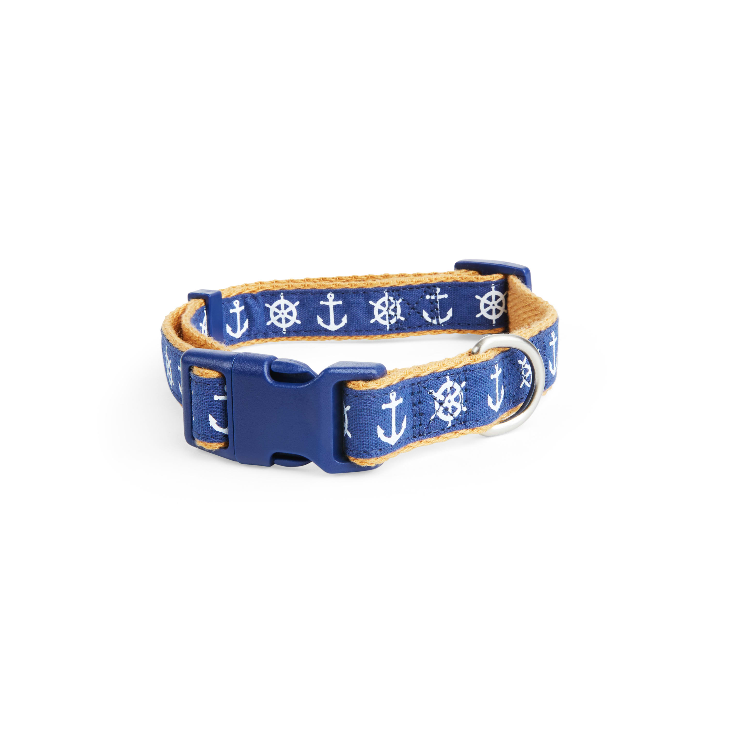 Pink and Blue Anchors Collar - Beach & Dog Co.