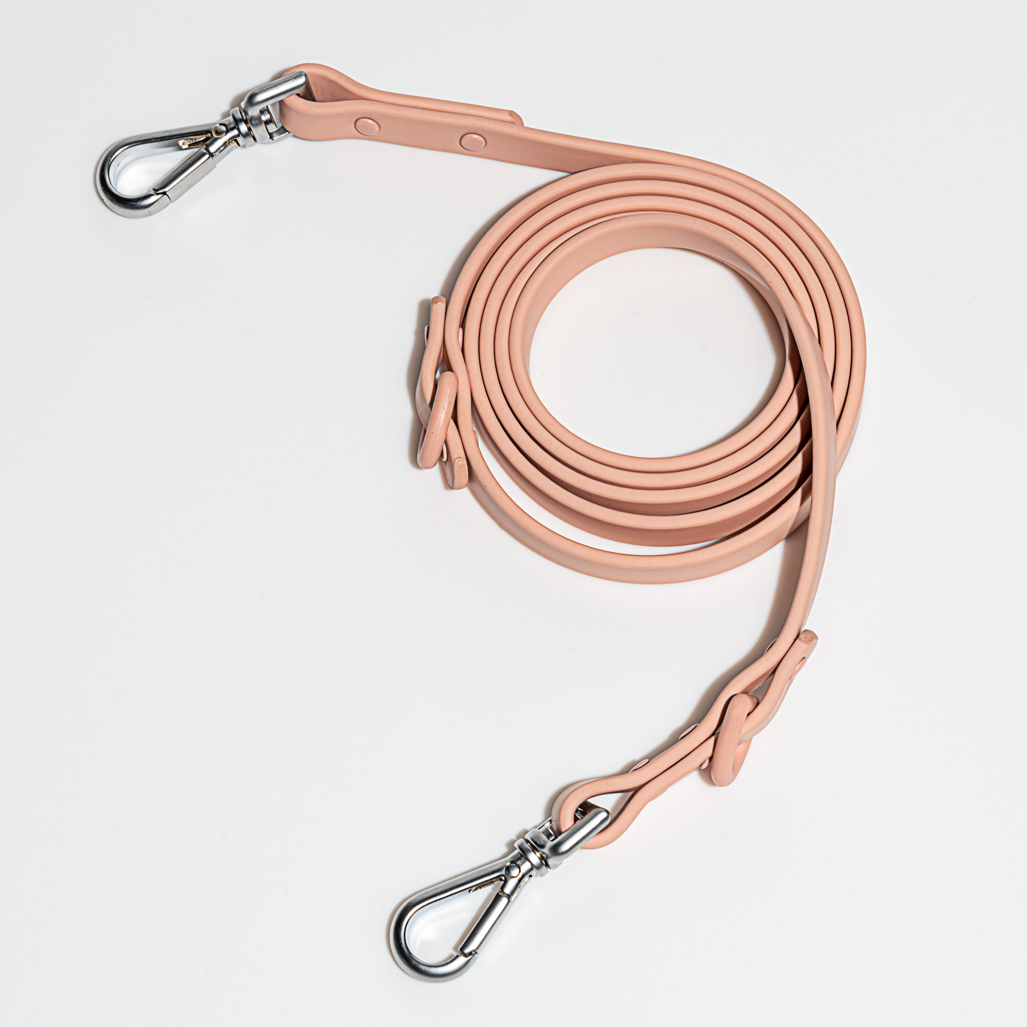 Let's Go Anywhere” PVC Dog Collar - Blush – Louis Barx