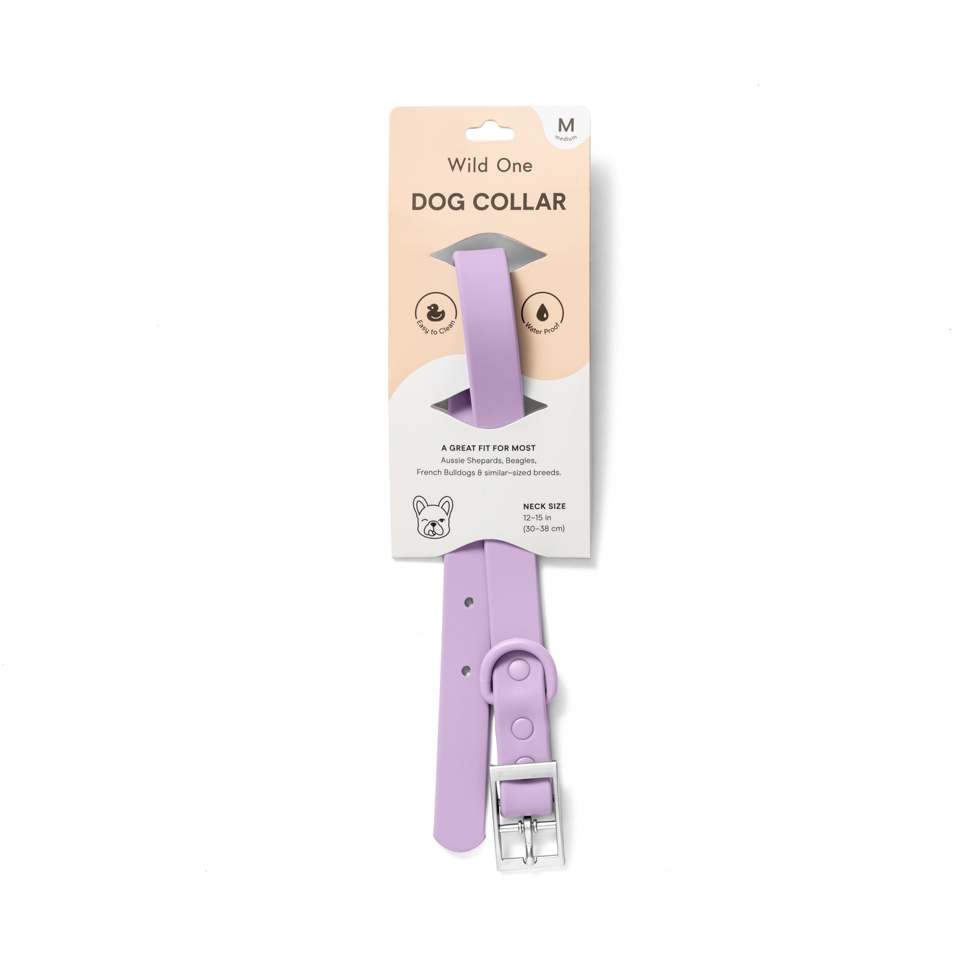 Wild One Lilac Dog Collar, Large