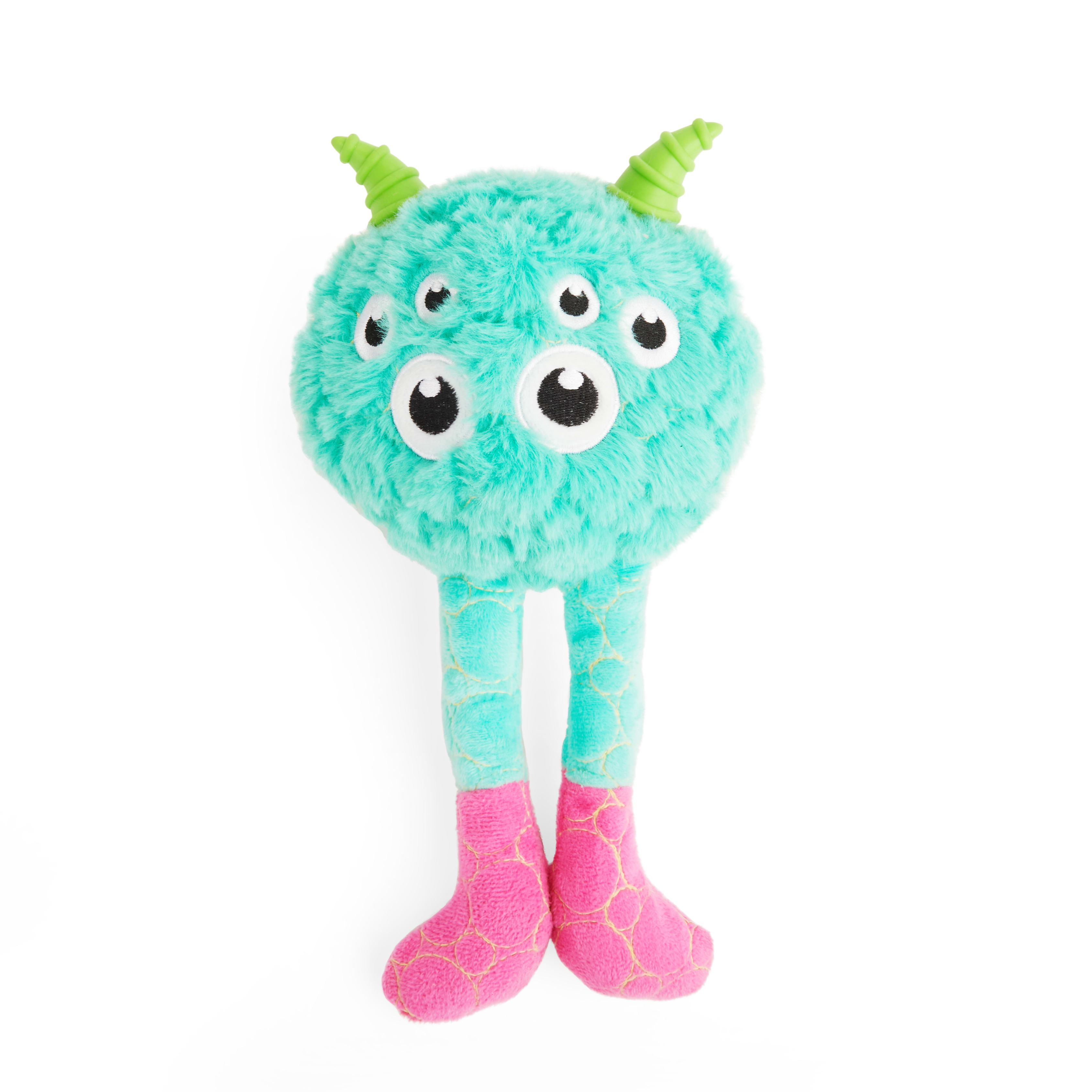 Blue monster shop dog toy