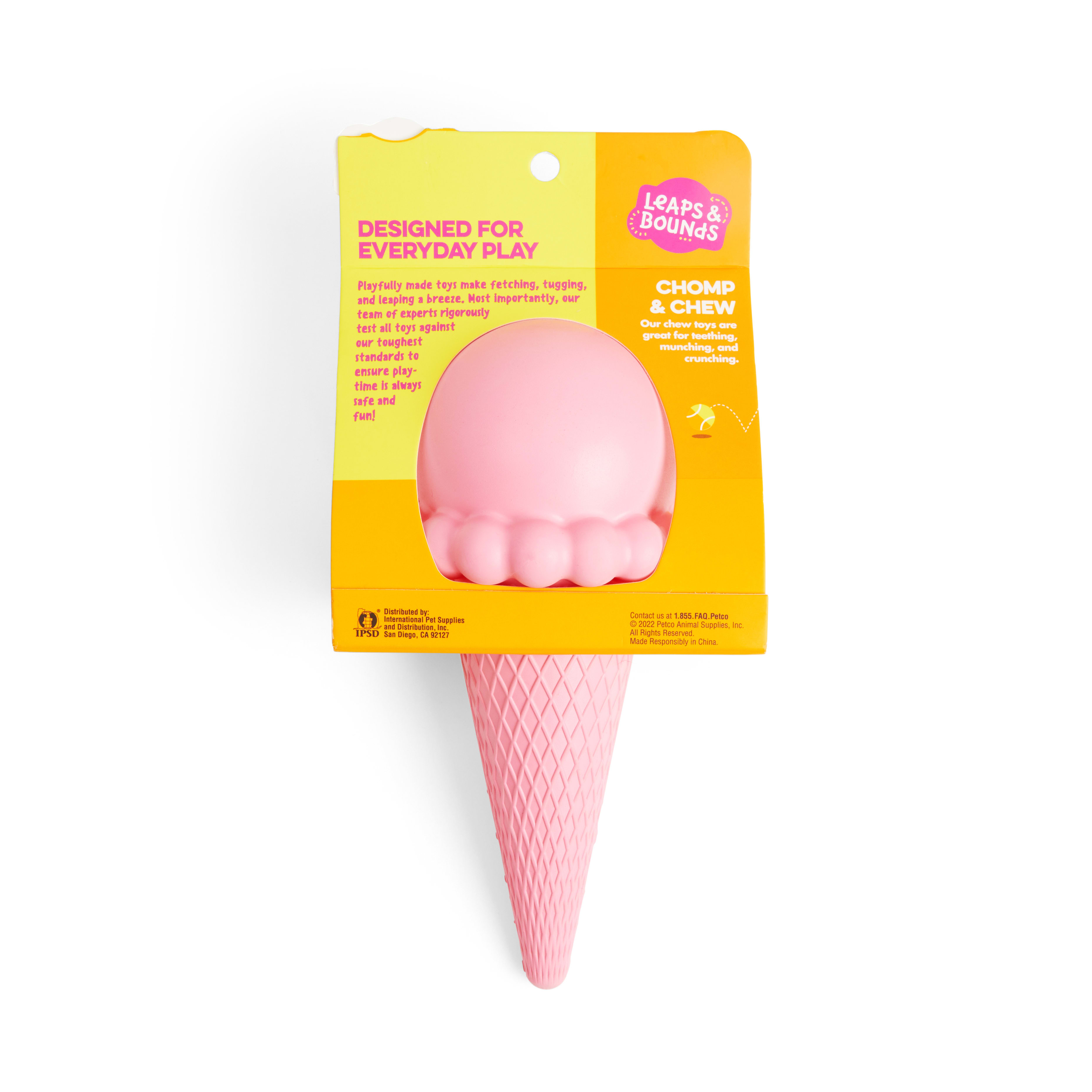 Ice Cream Cone Dog Toy