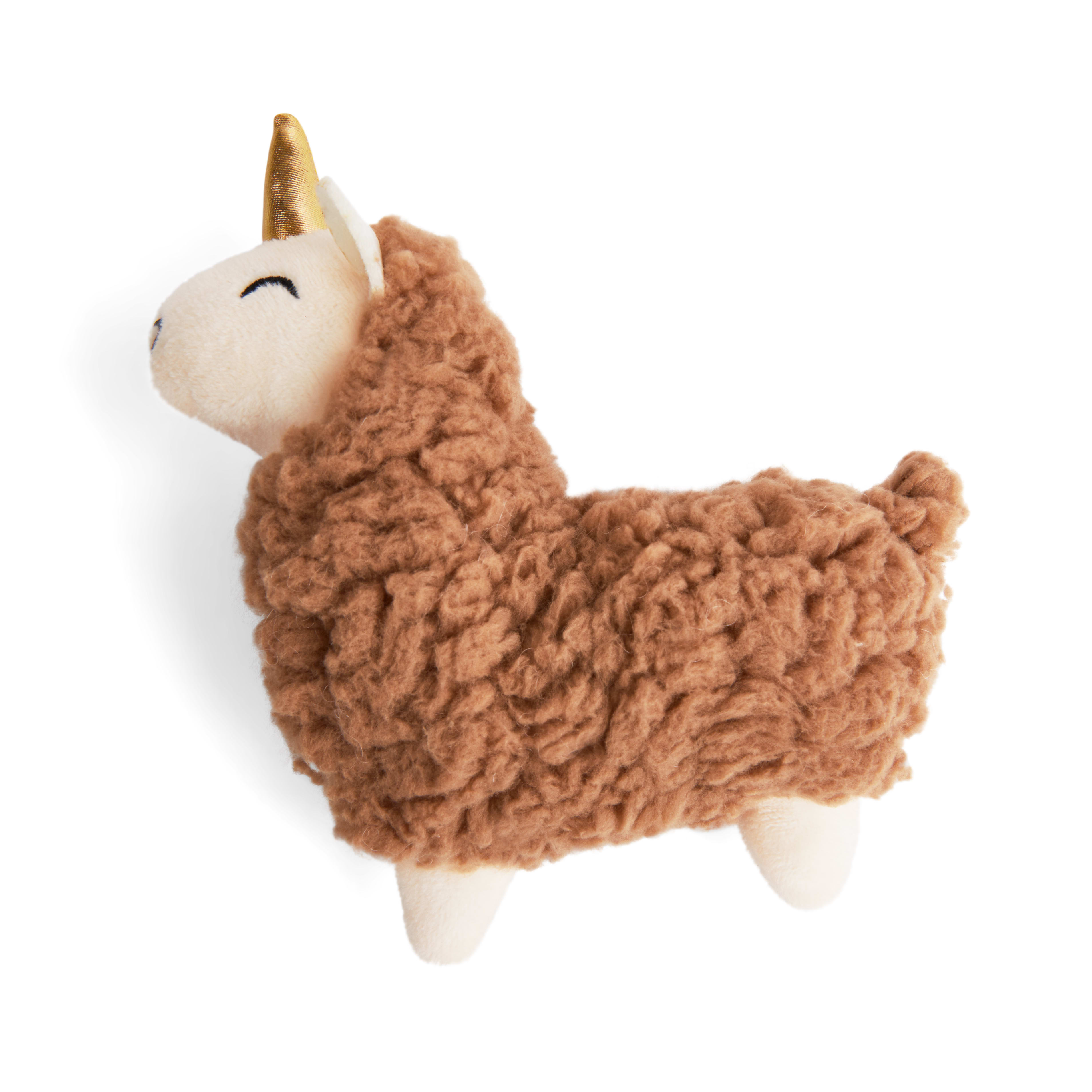 Stuffed llama store dog toy