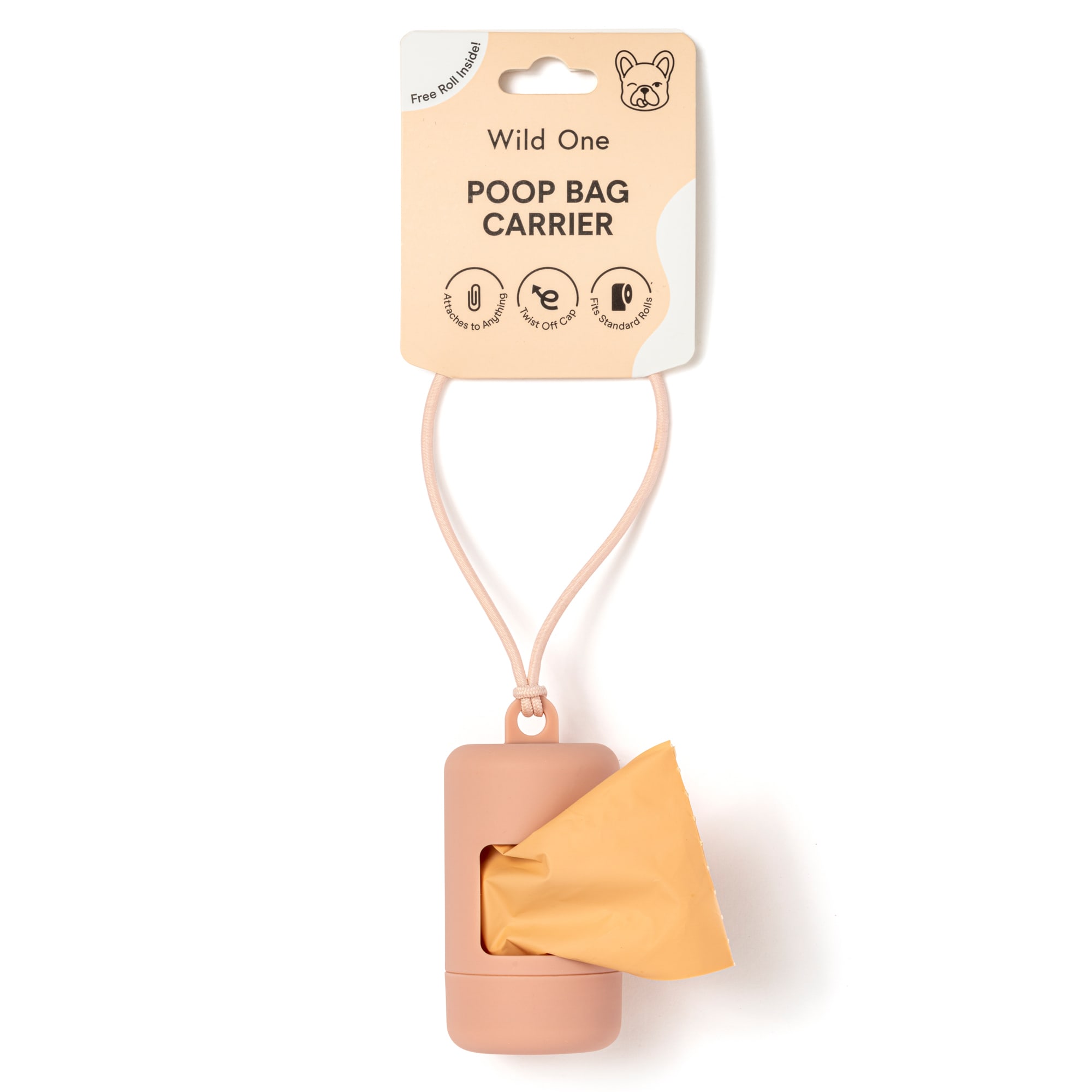 Wild One Blush Poop Bag Carrier for Dogs | Petco