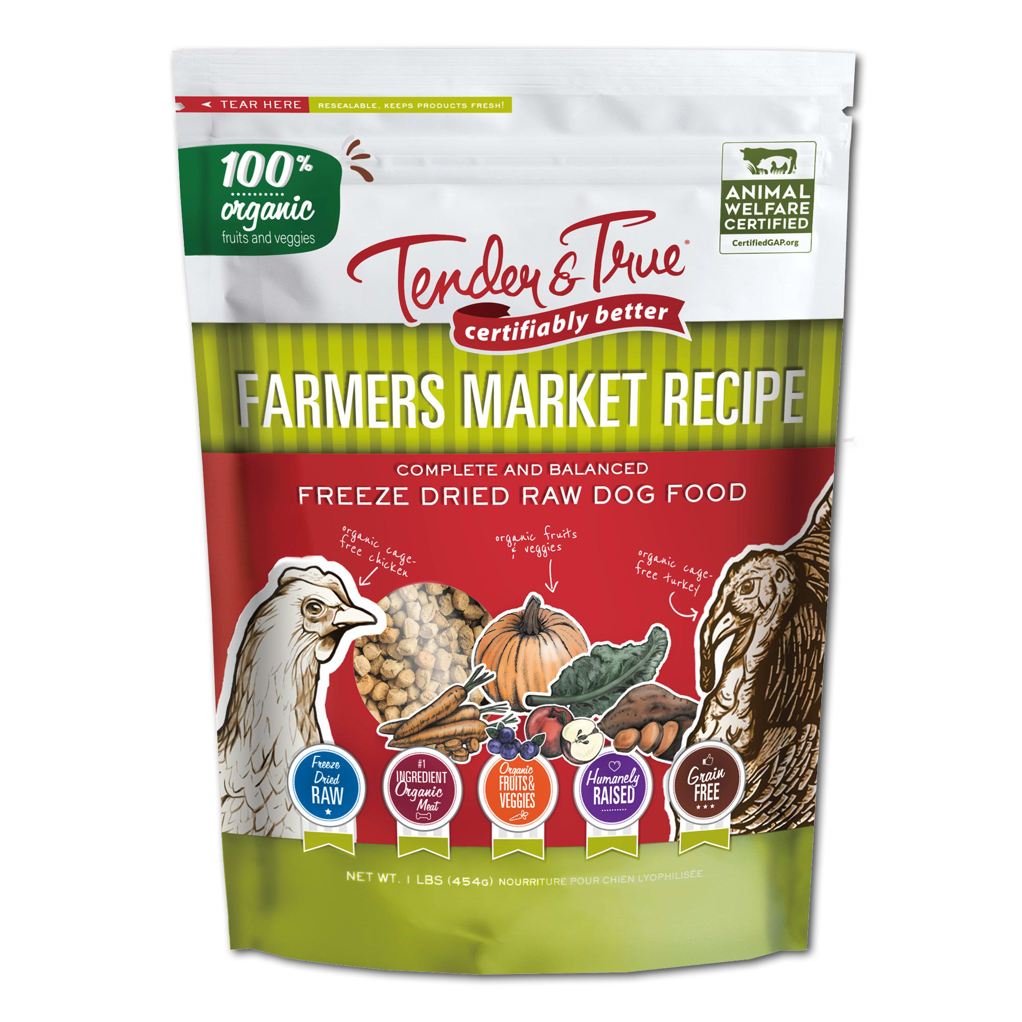 Farmers market dog clearance food