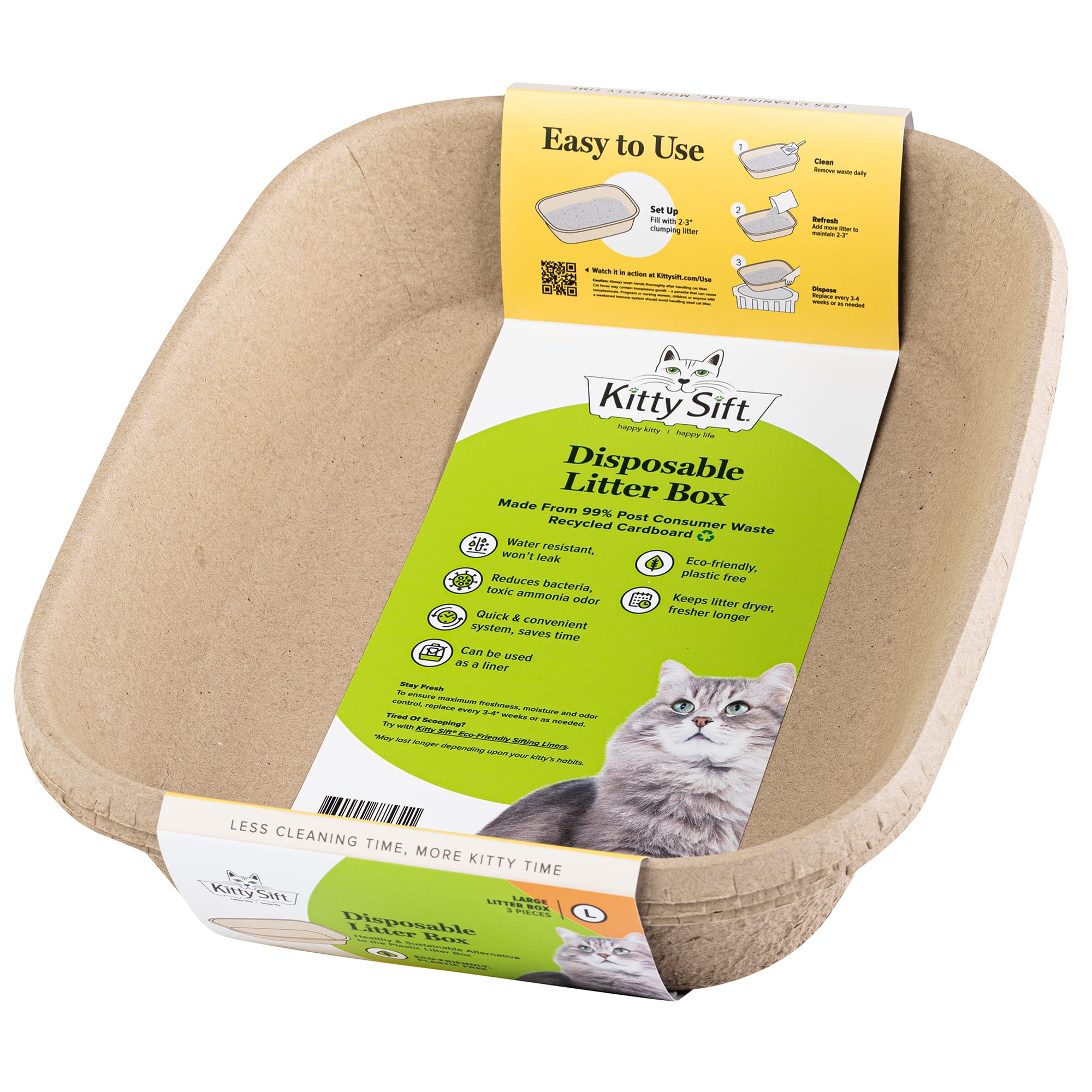 Cheap alternative to cat litter best sale