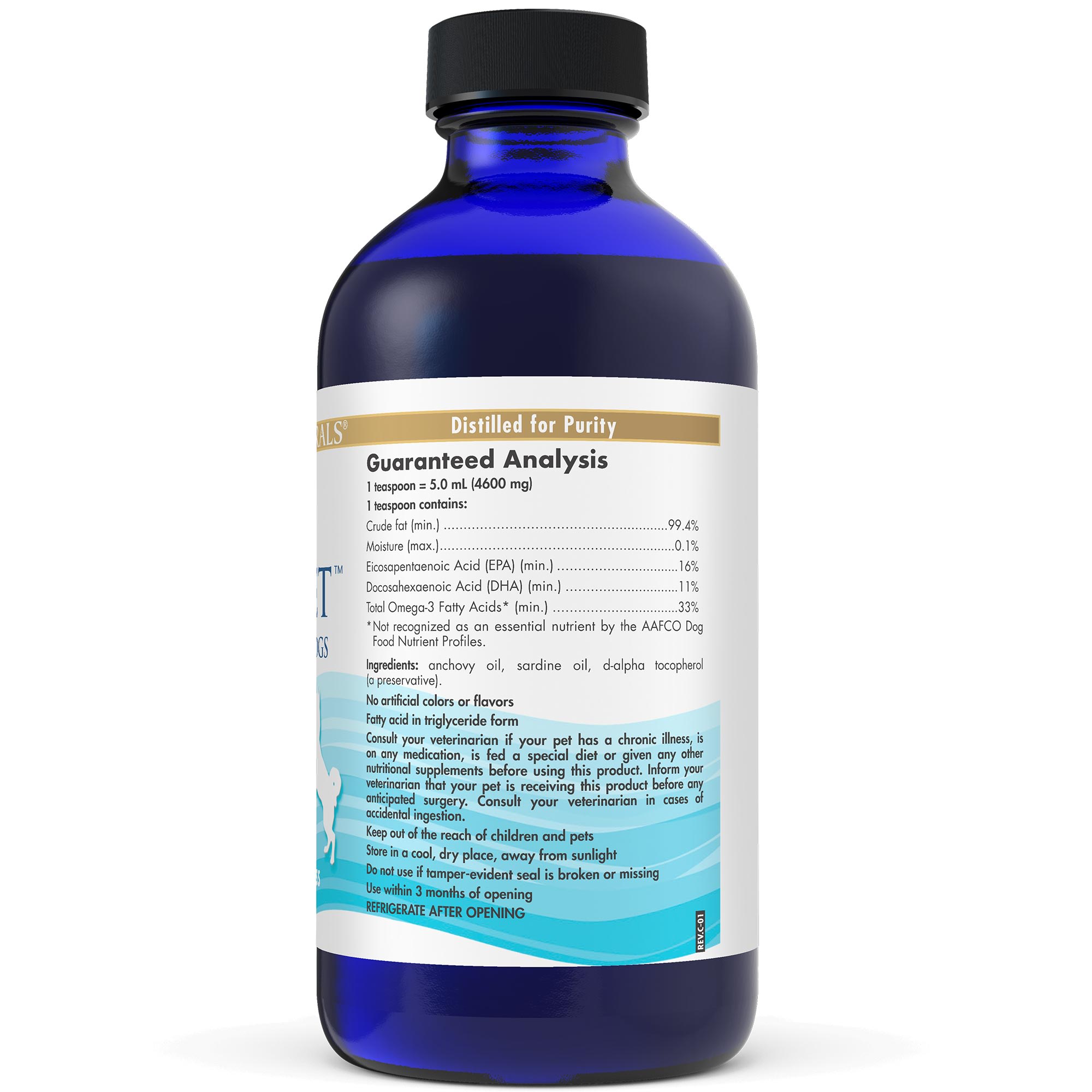 Nordic Naturals Omega 3 Pet Fish Oil Liquid for Dogs and Cats 16 fl. oz. Petco