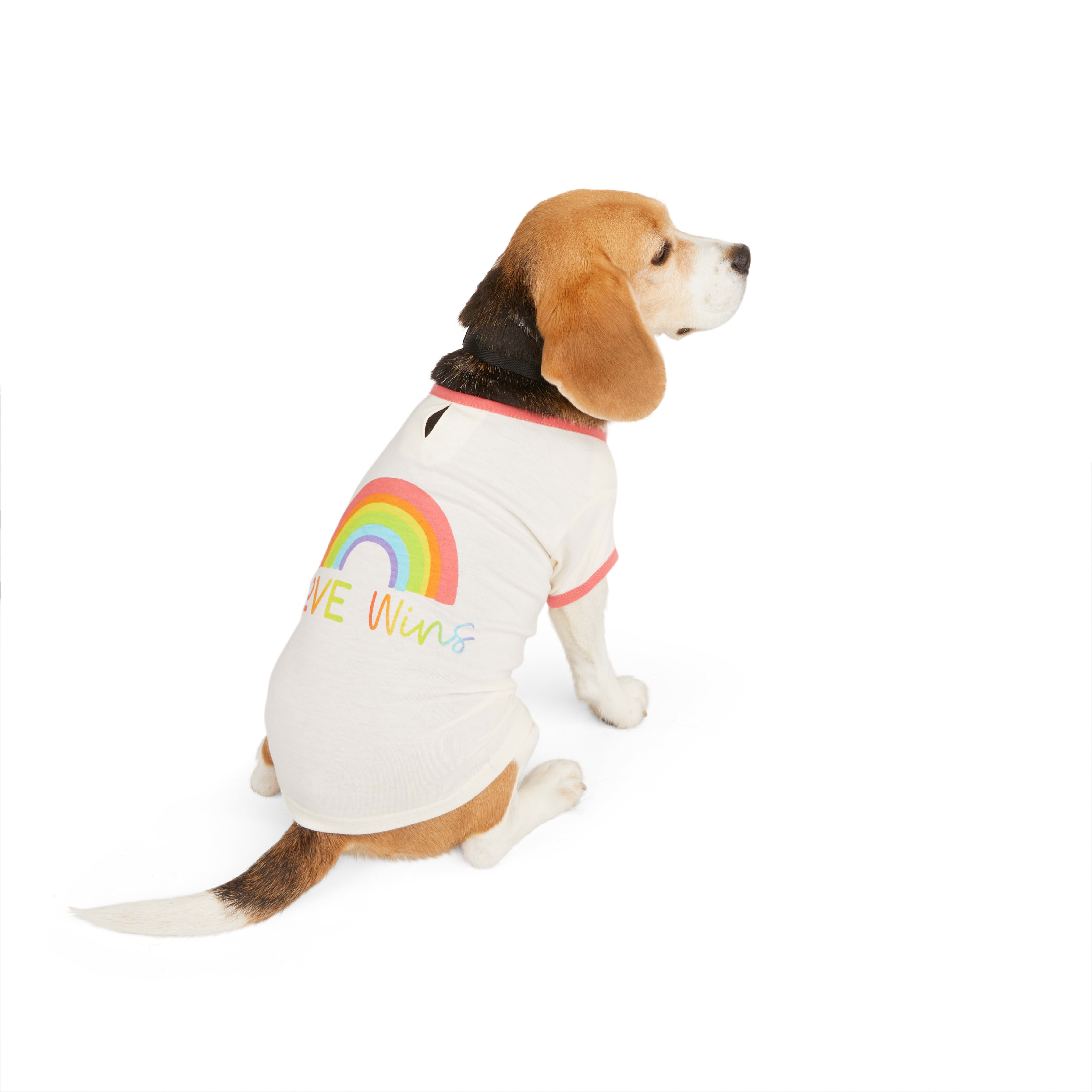 Gay pride dog on sale shirt