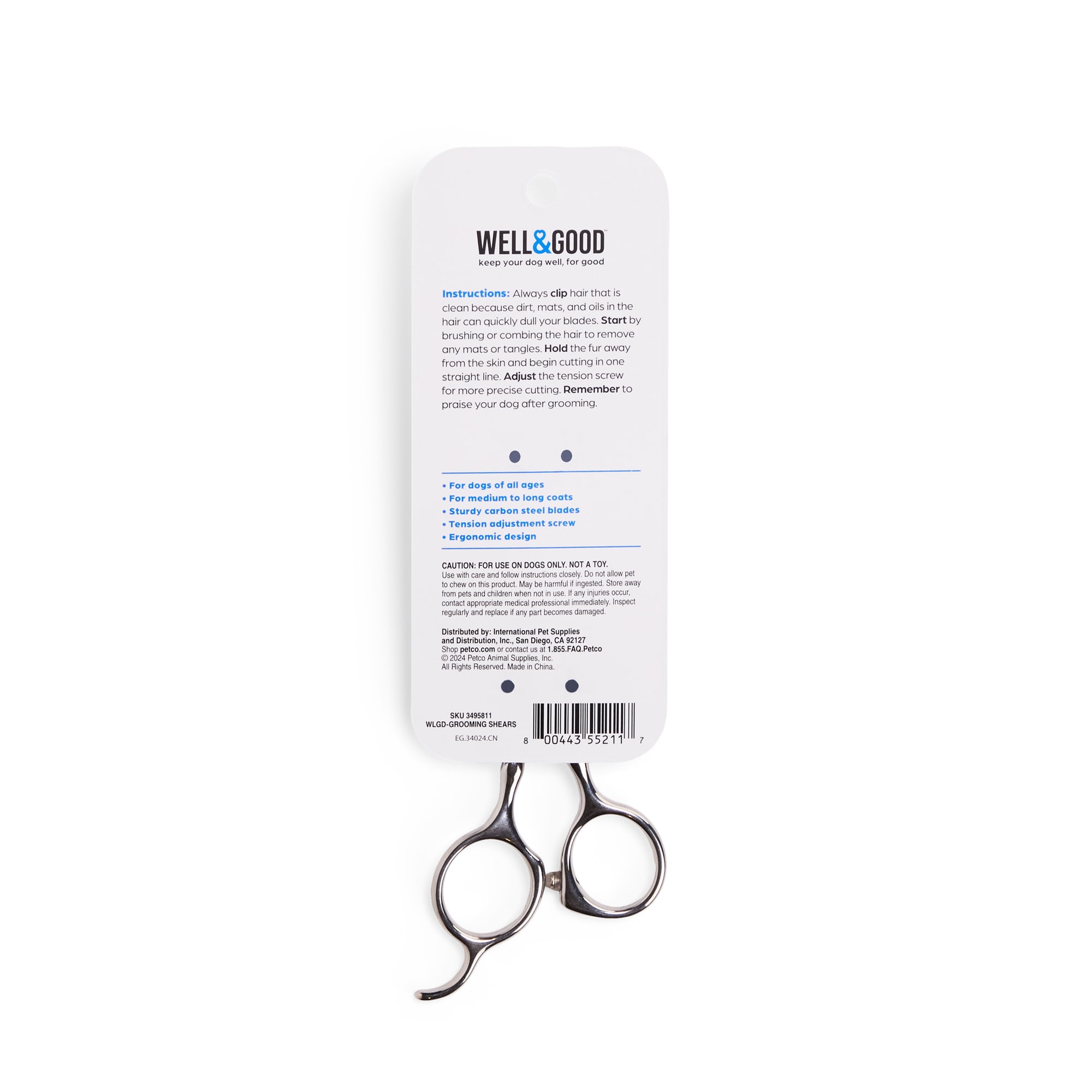 Well Good Grooming Shears for Dogs Petco