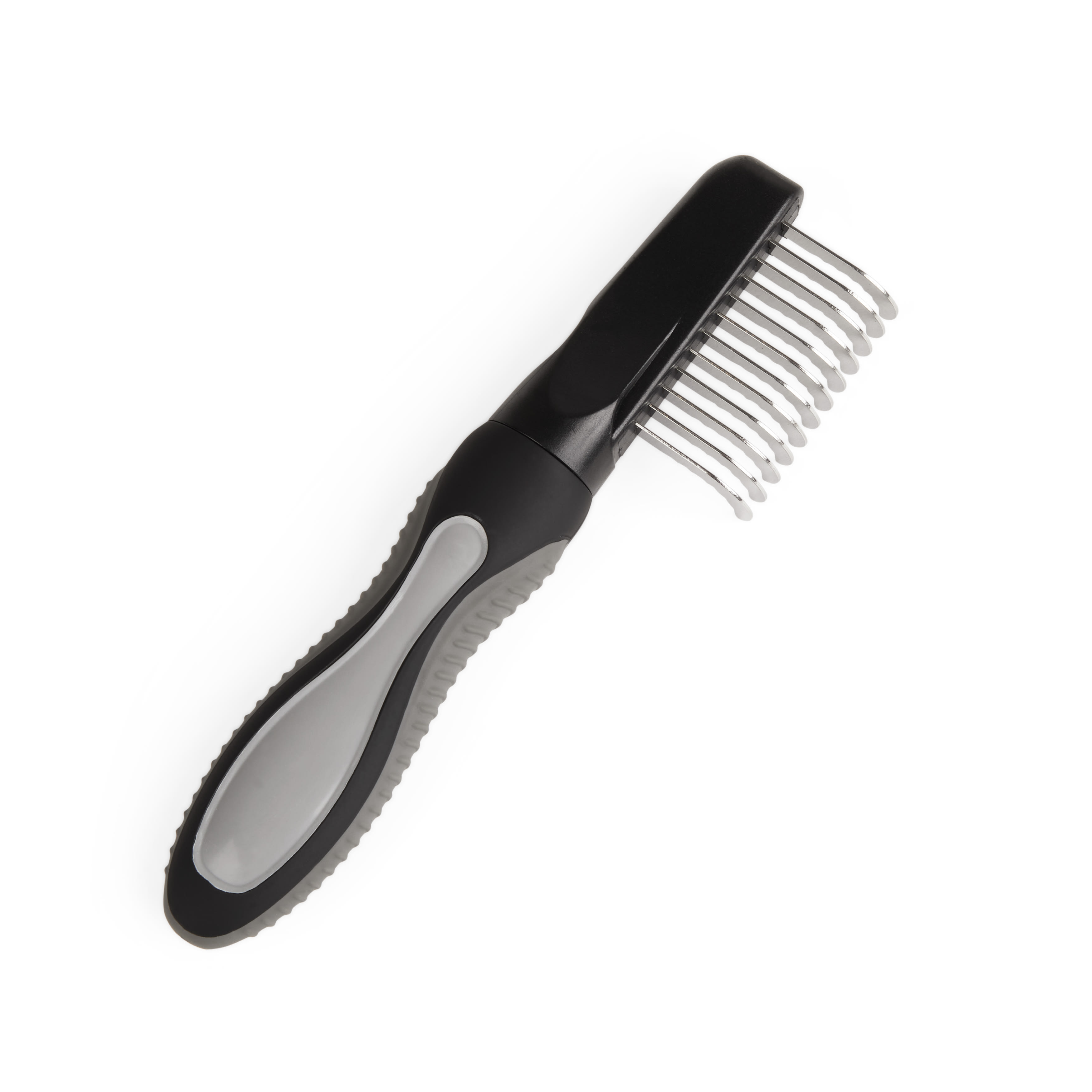 Natural Wood Mini 2 sided soft/hard clipper brush