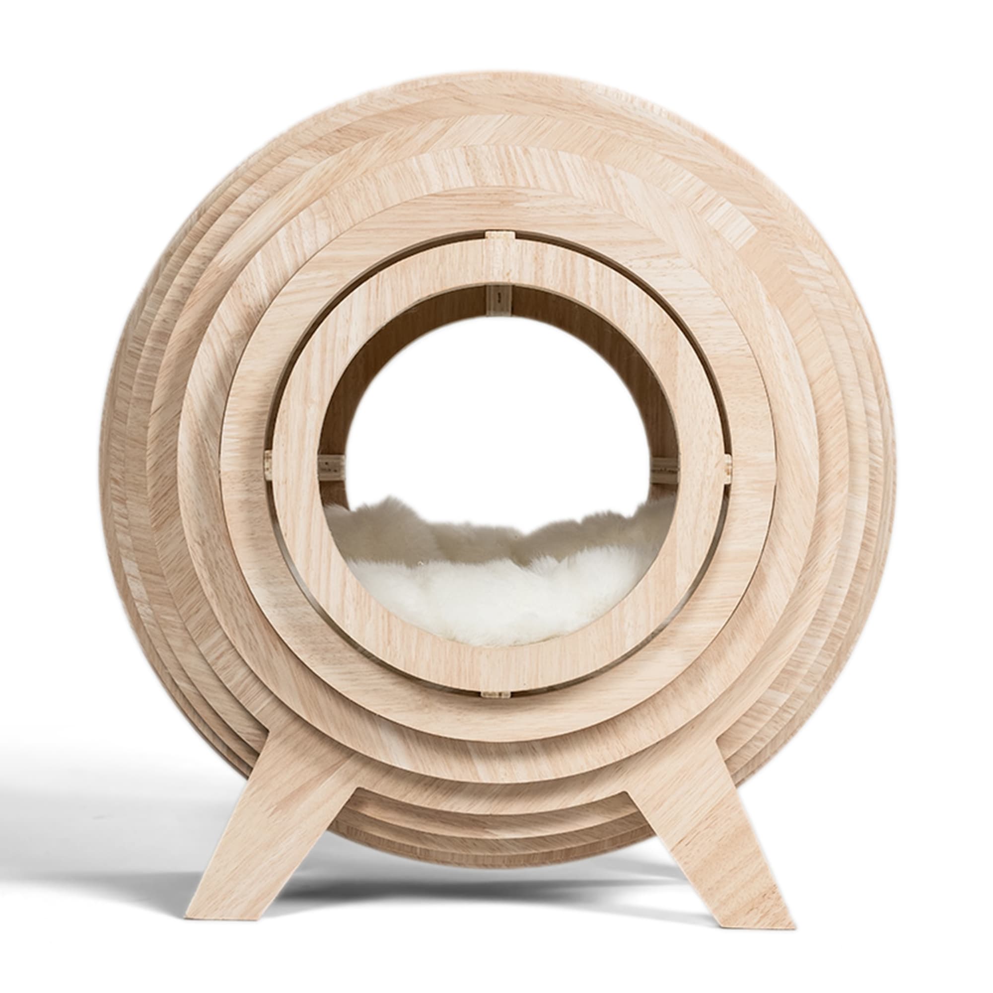 Wooden 2024 cat bed