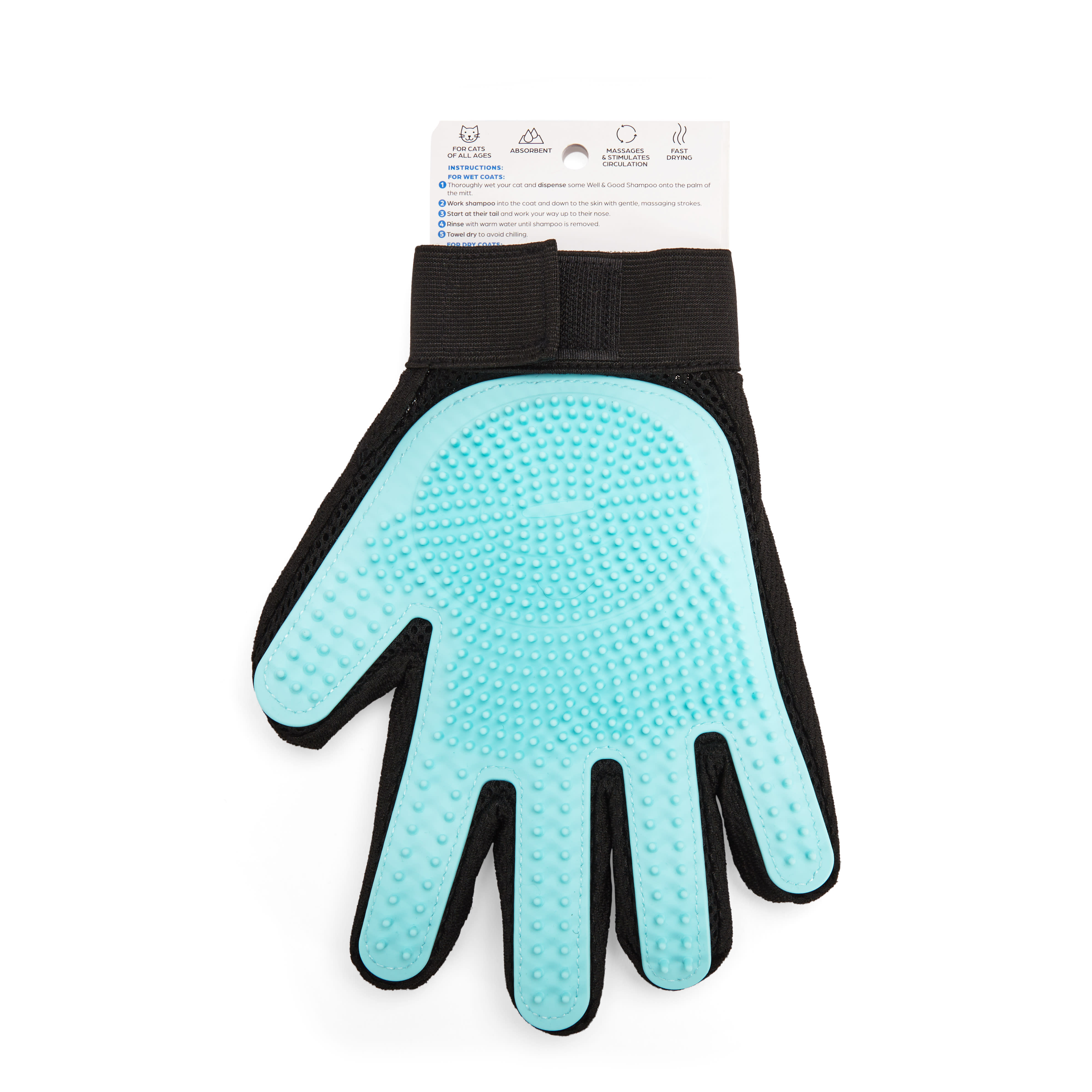 Cat washing outlet gloves