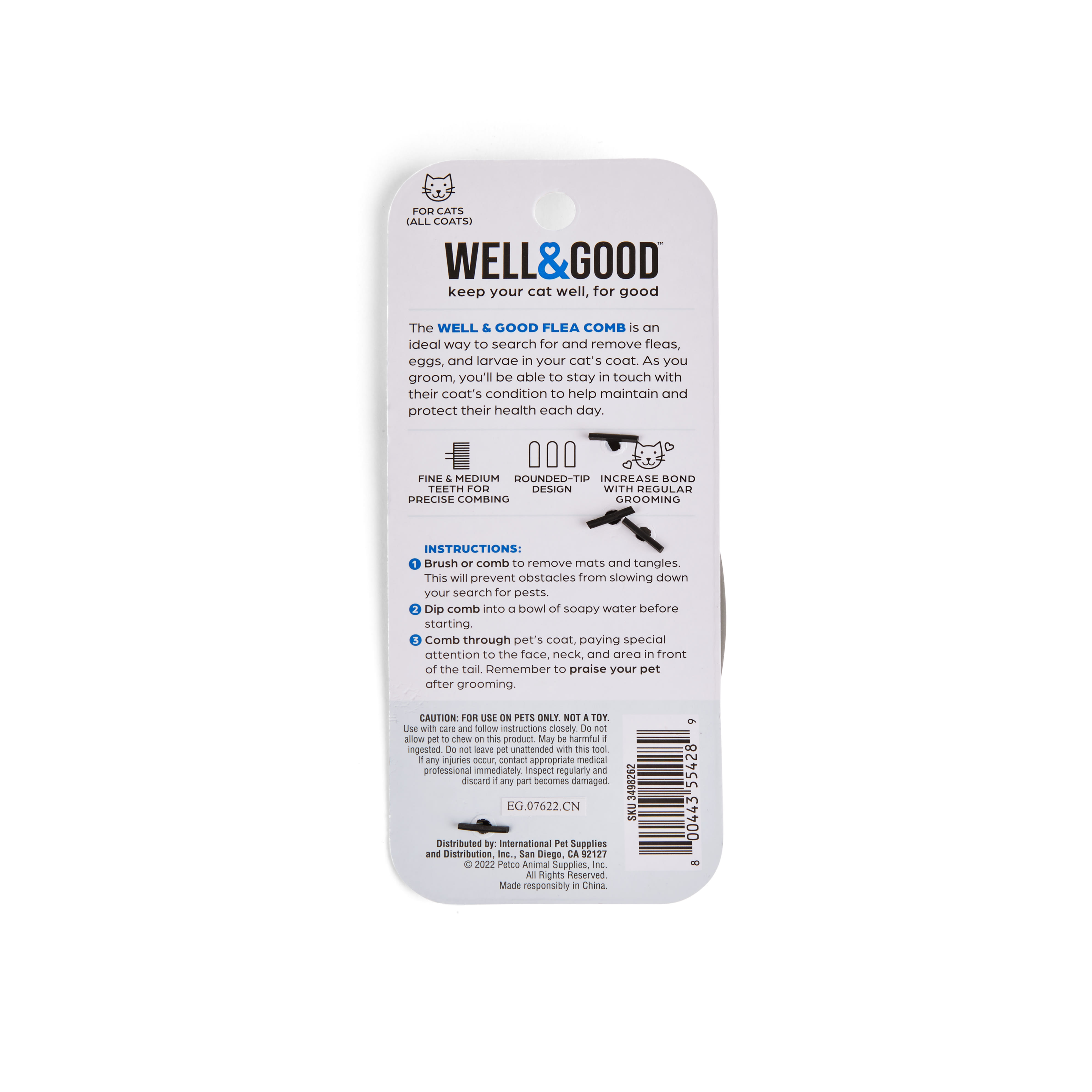 Well & good shop cat flea comb