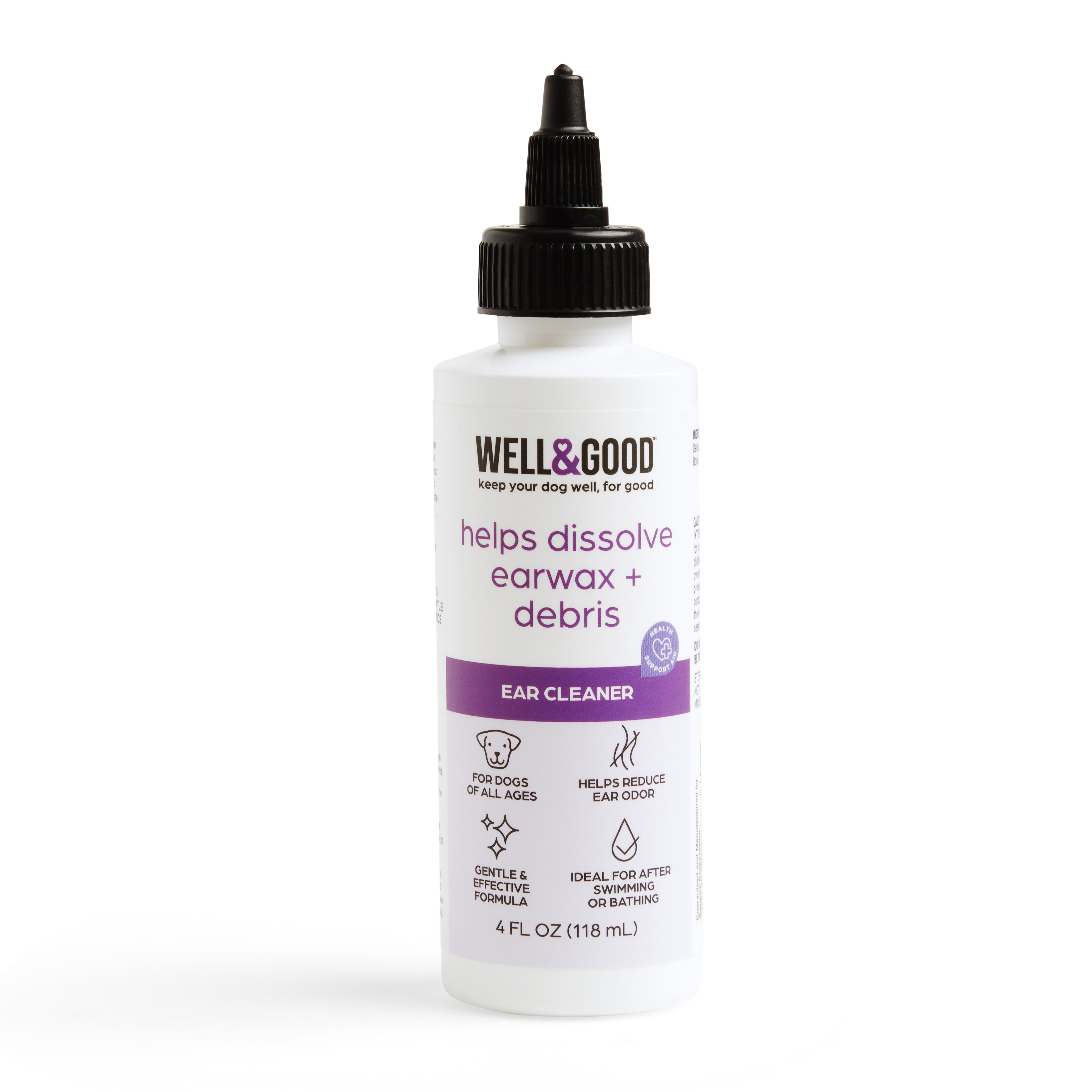 Dog ear discount cleaning fluid