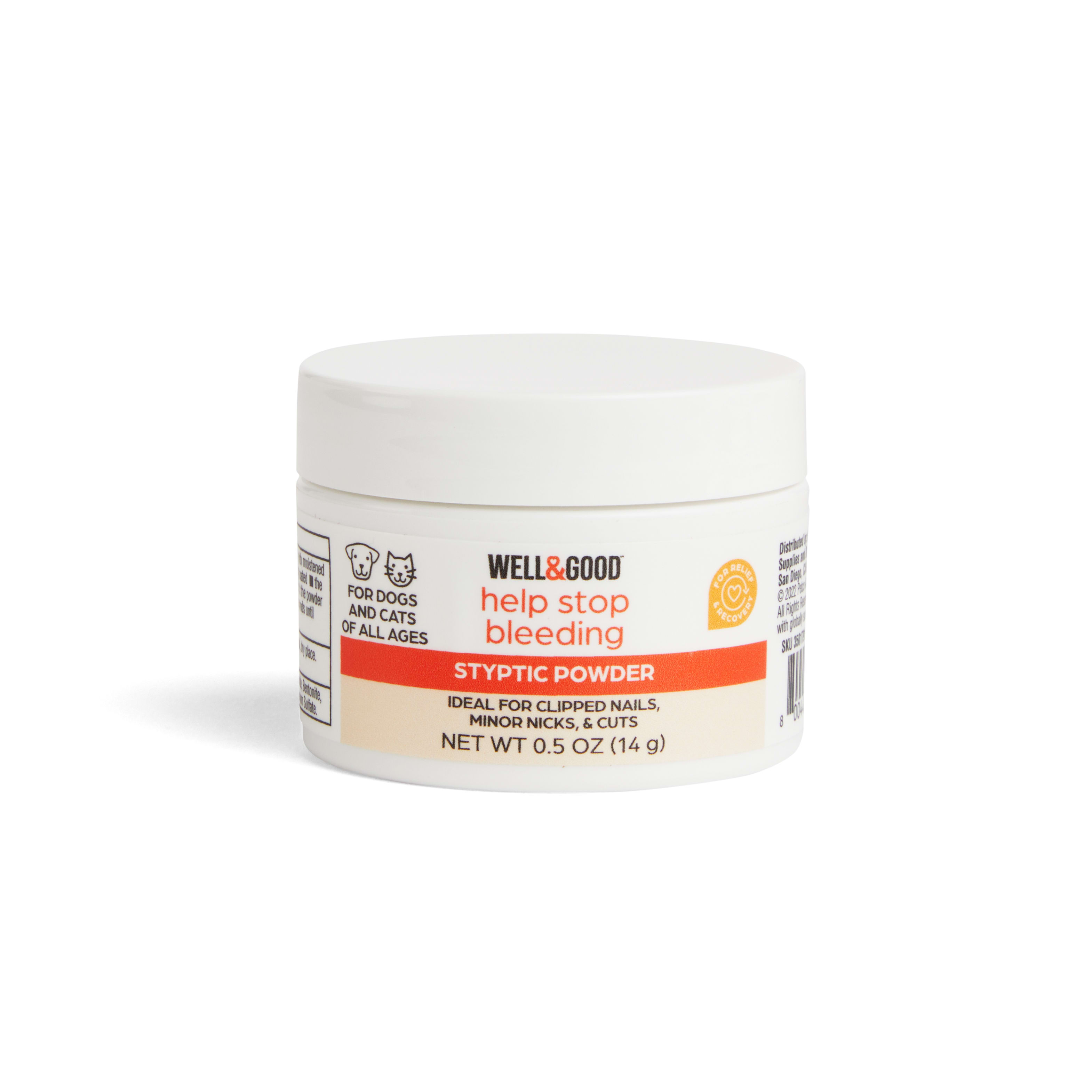 Well Good Dog Cat Styptic Powder 0.5 oz. Petco