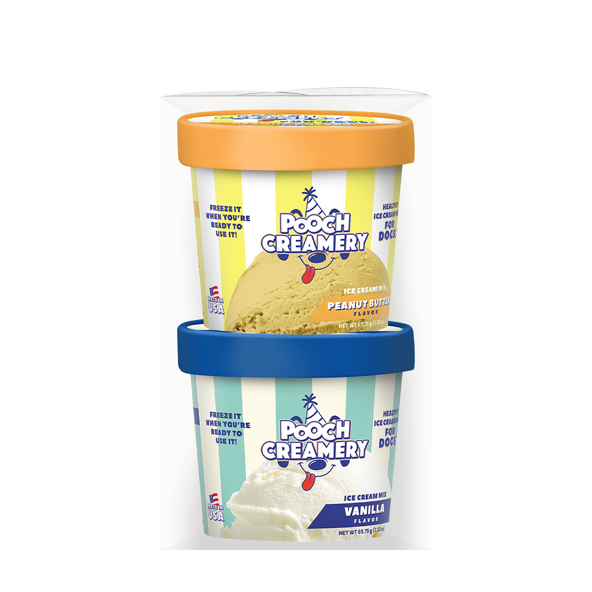 Pooch Creamery Vanilla & Peanut Butter Flavor Ice Cream Mix Dog Treats