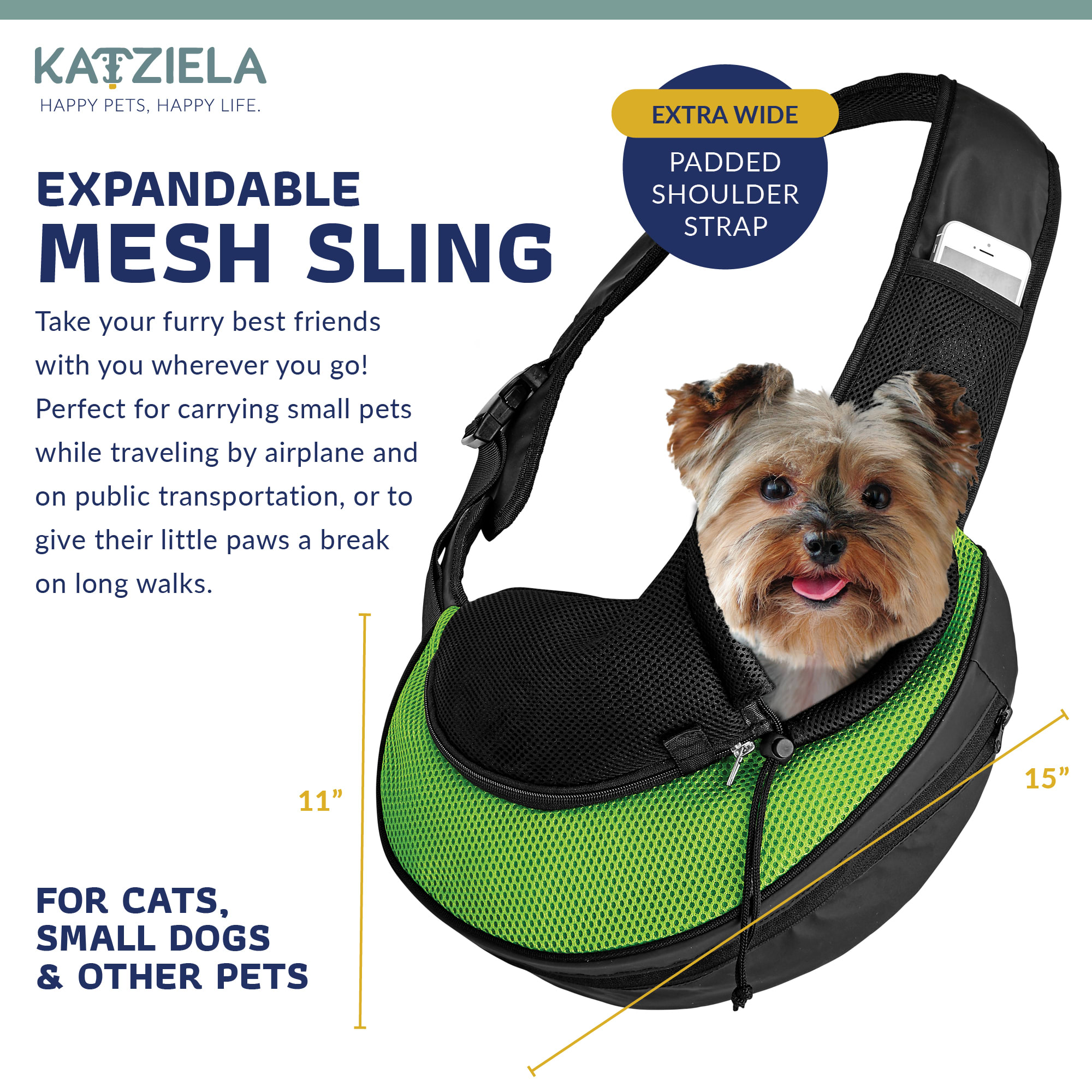 MROYALE™ Pet Carrier Sling Backpack (10-22lb Dogs) - Breathable, Comfy -  EliteDealsOutlet