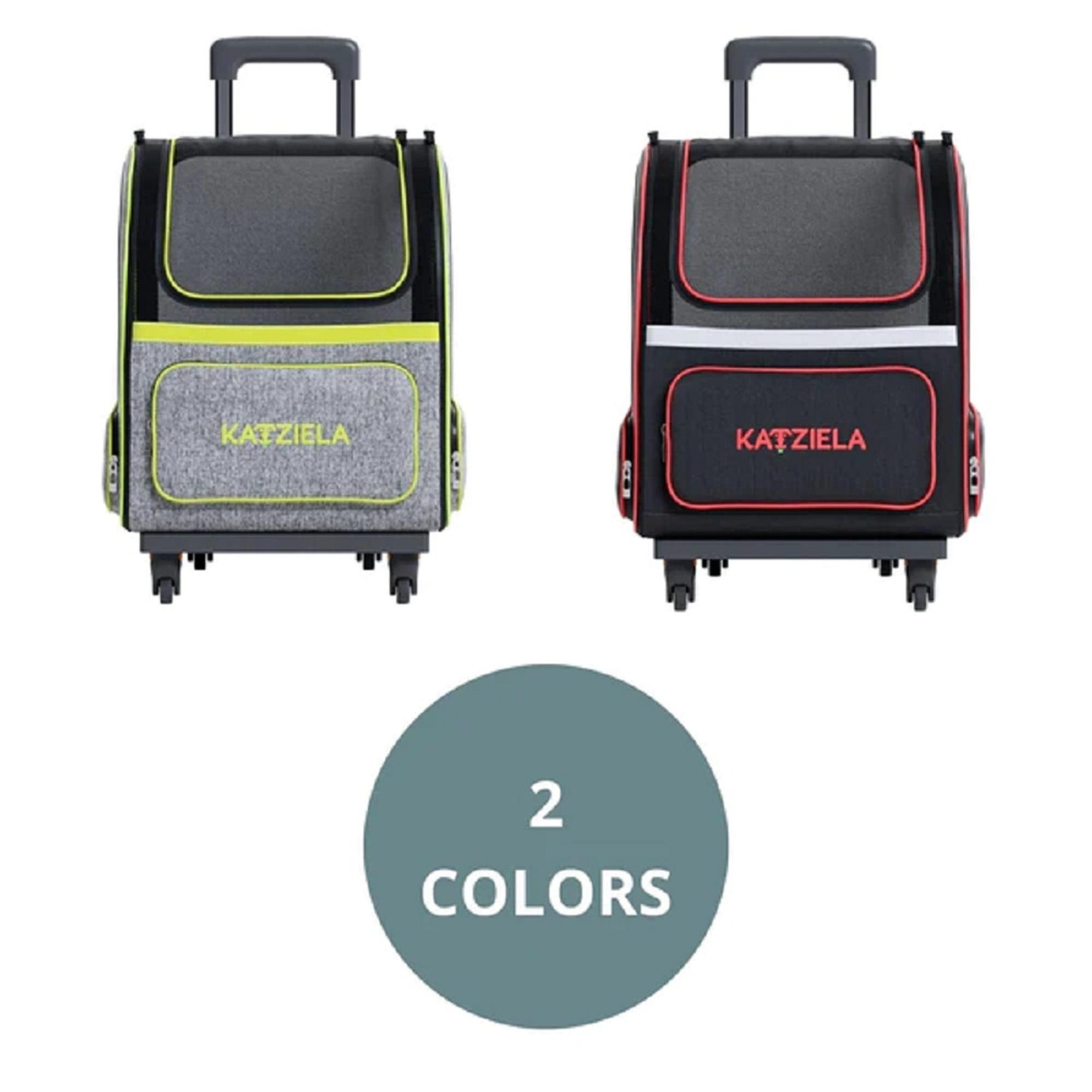 Katziela Hybrid Adventurer Backpack Gray Green Pet Carrier 10