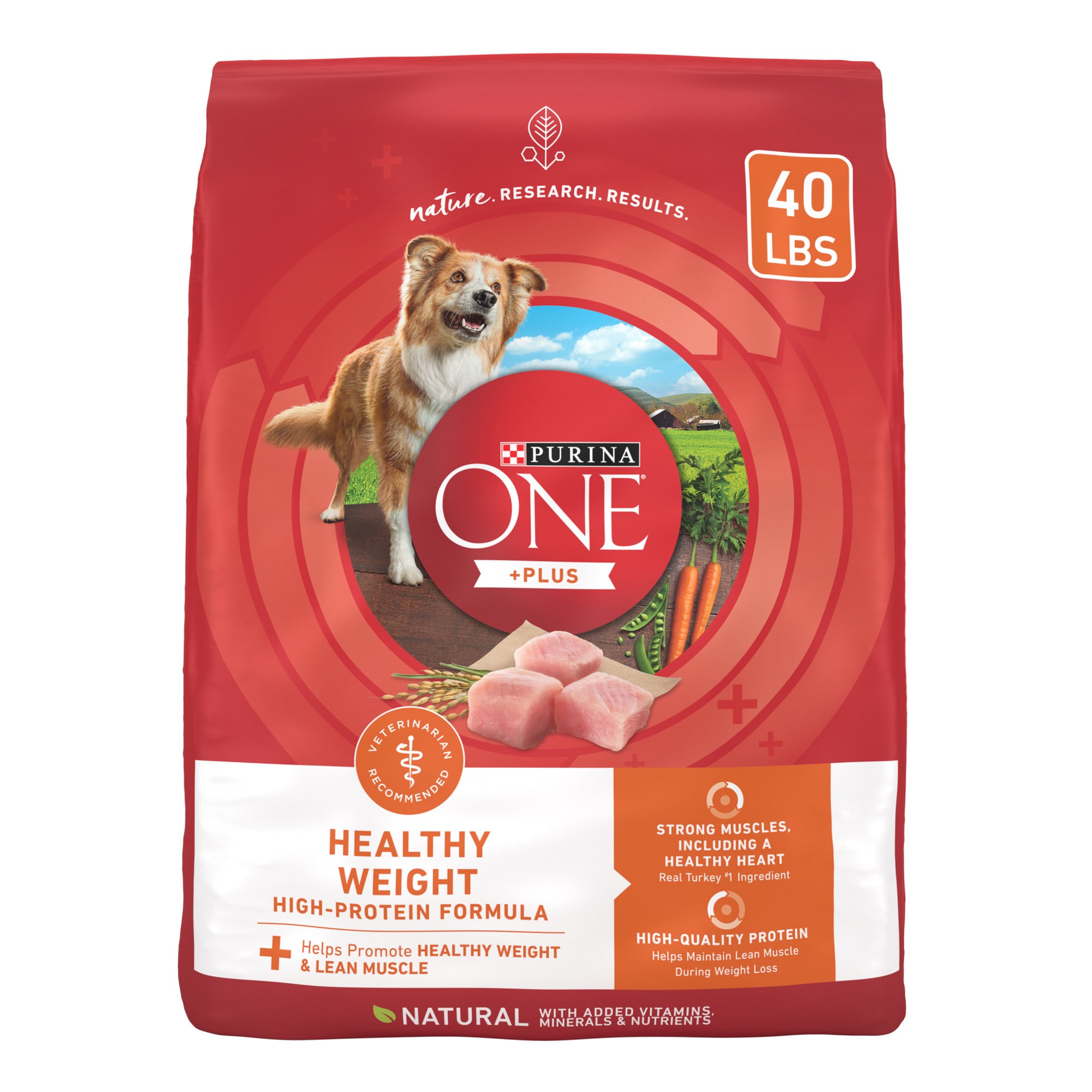 Purina ONE Natural +Plus Healthy Weight Formula Weight Control Dry Dog  Food, 40 lbs. | Petco