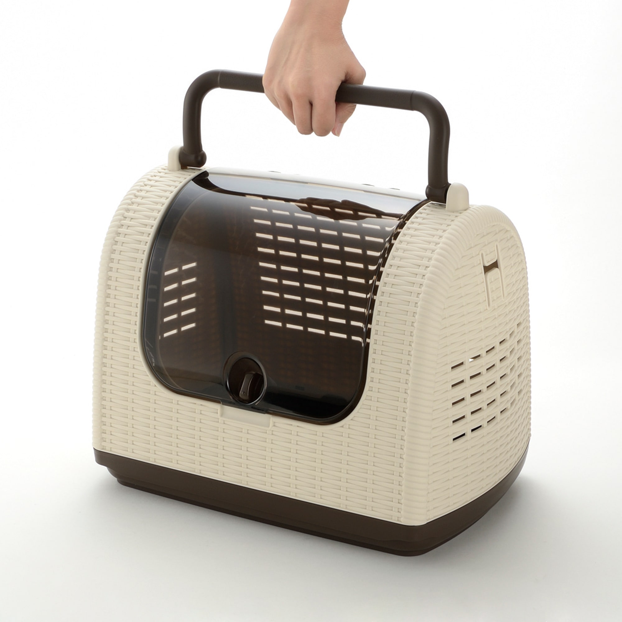 Wicker dog clearance carrier