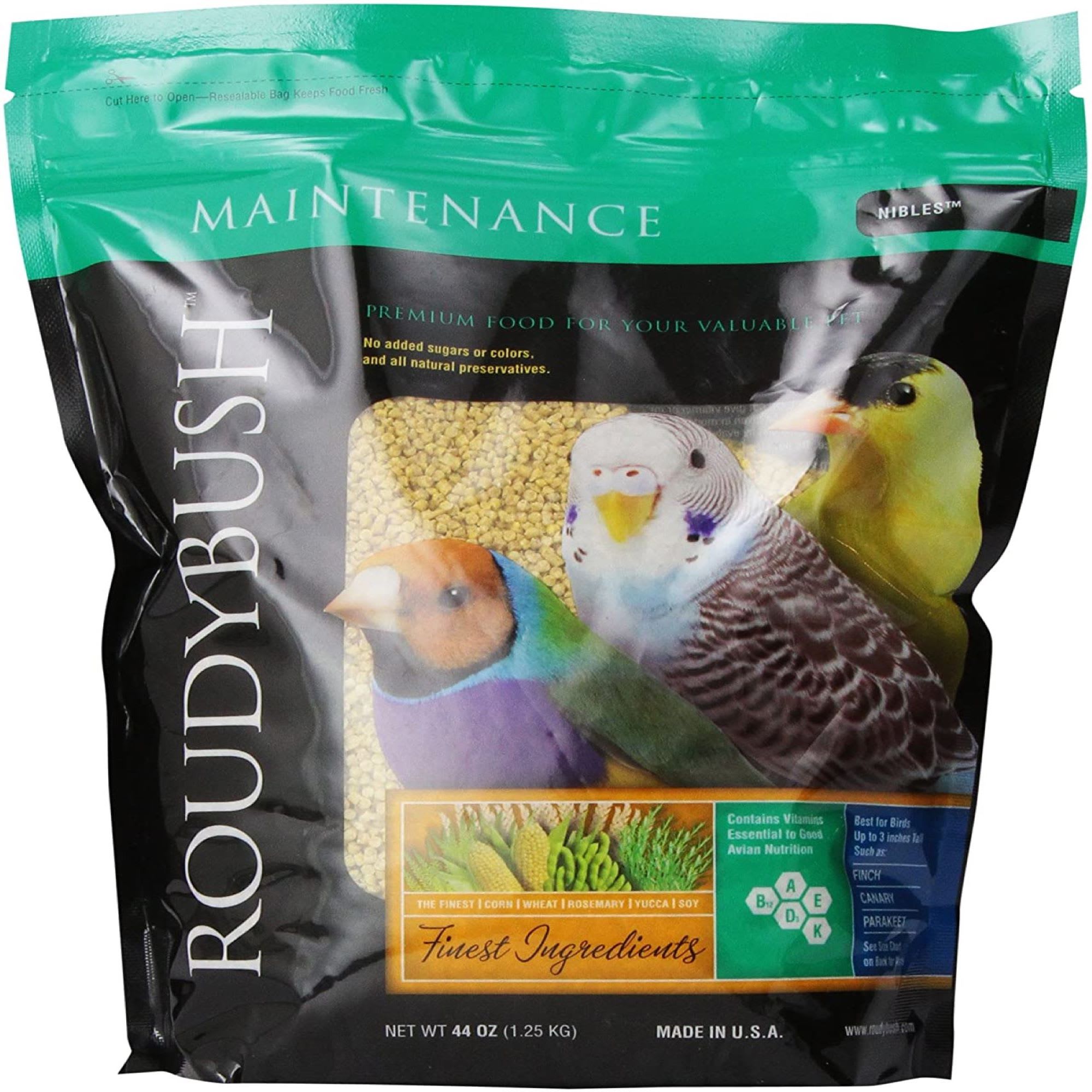 Roudybush Daily Maintenance Nibbles, 44 oz.