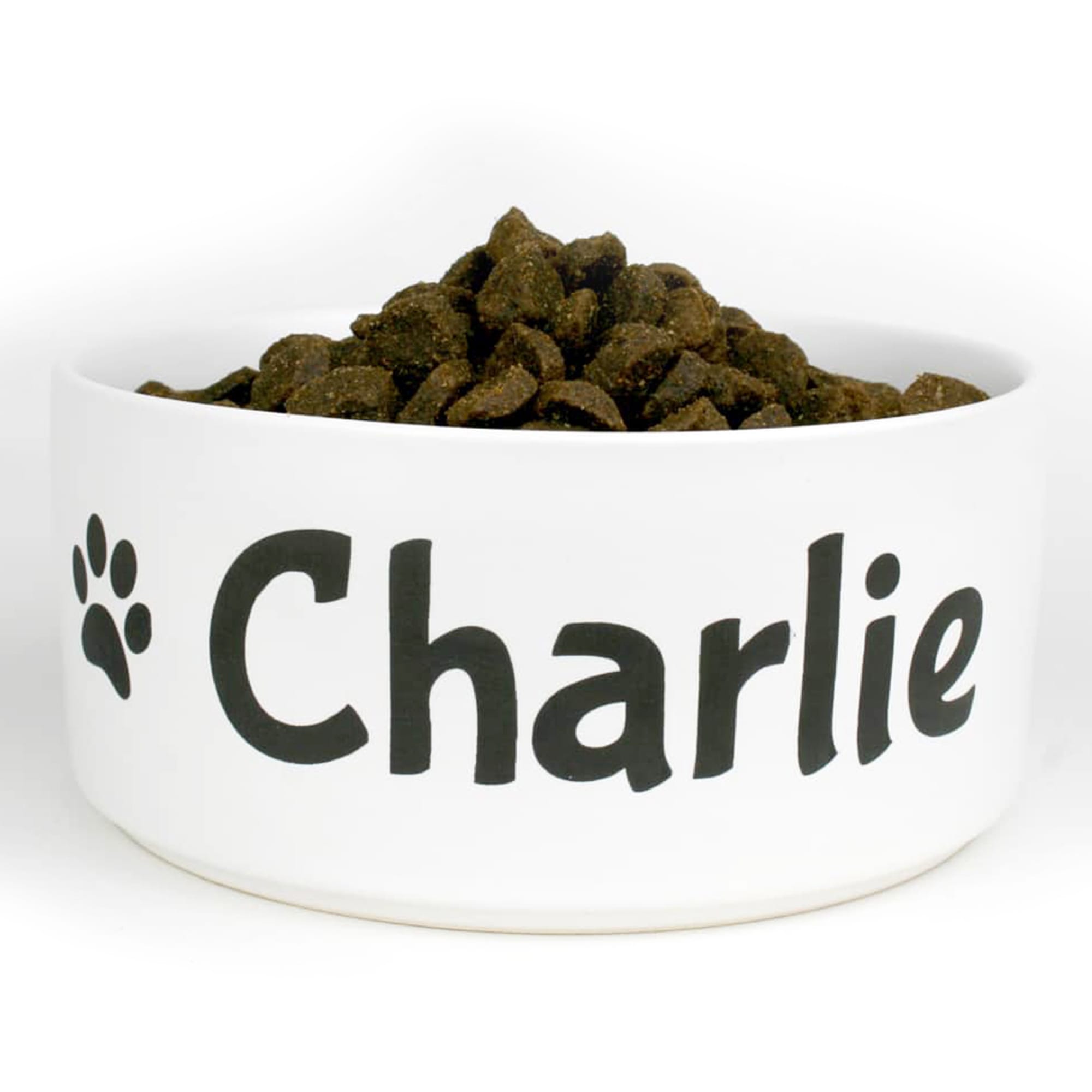 GoTags Personalized Ceramic Pet Food Bowl, 4 Cups Petco