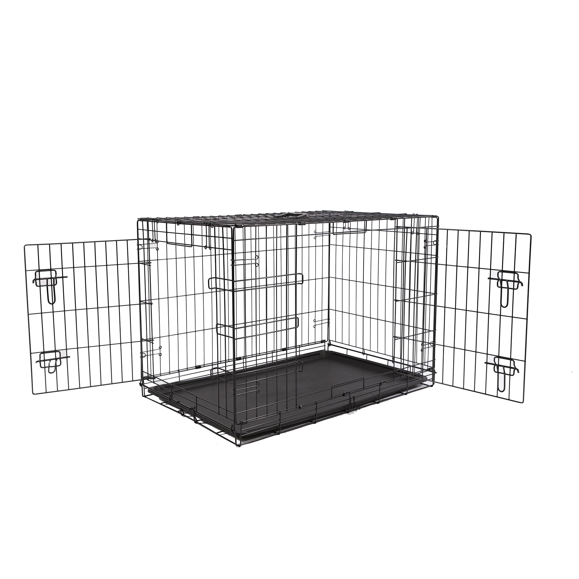 MPets Voyager 2Door Folding Dog Crate, 36" L X 22" W X 25" H Petco