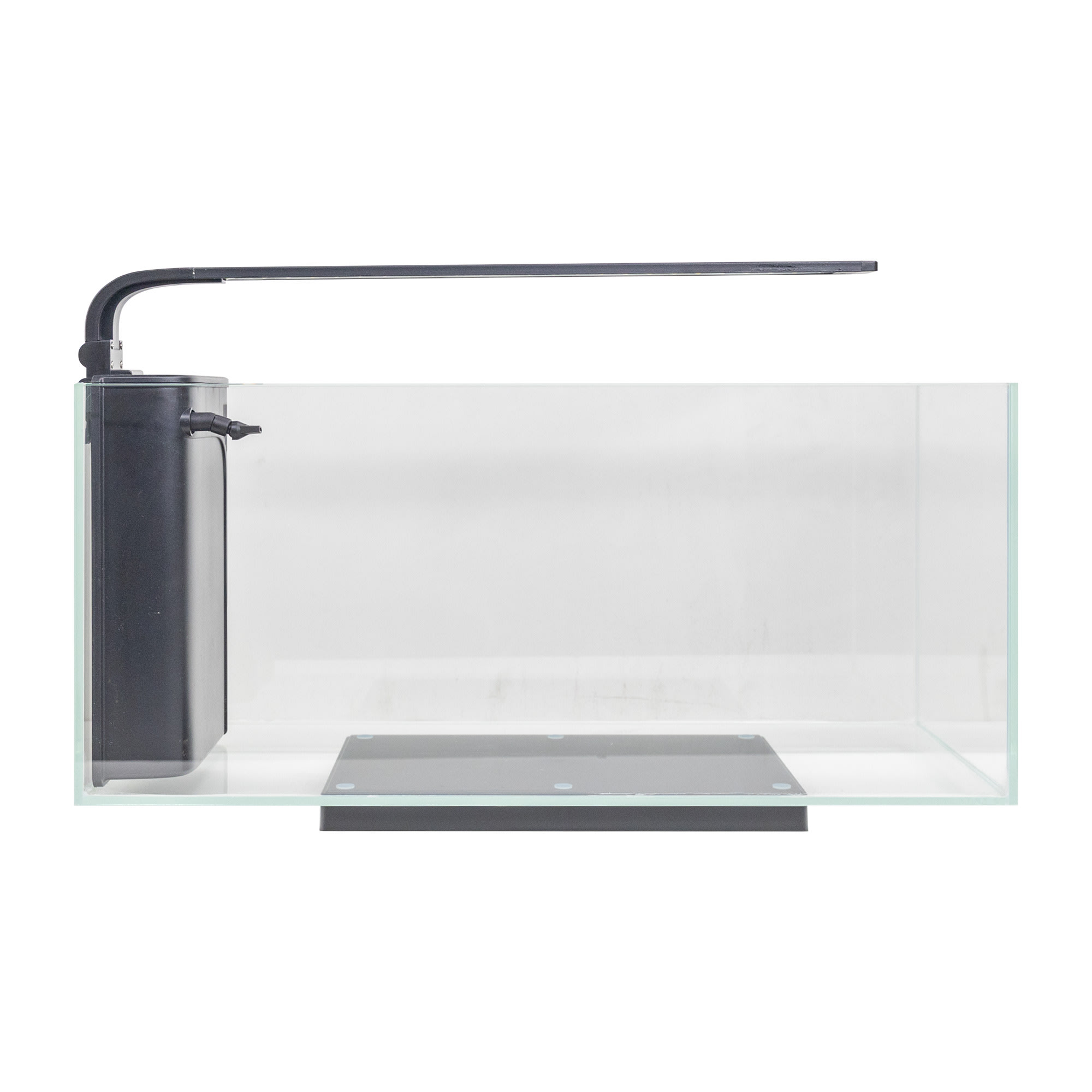 JBJ Rimless Desktop Flat Panel Peninsula Aquarium Kit, 10 Gallon