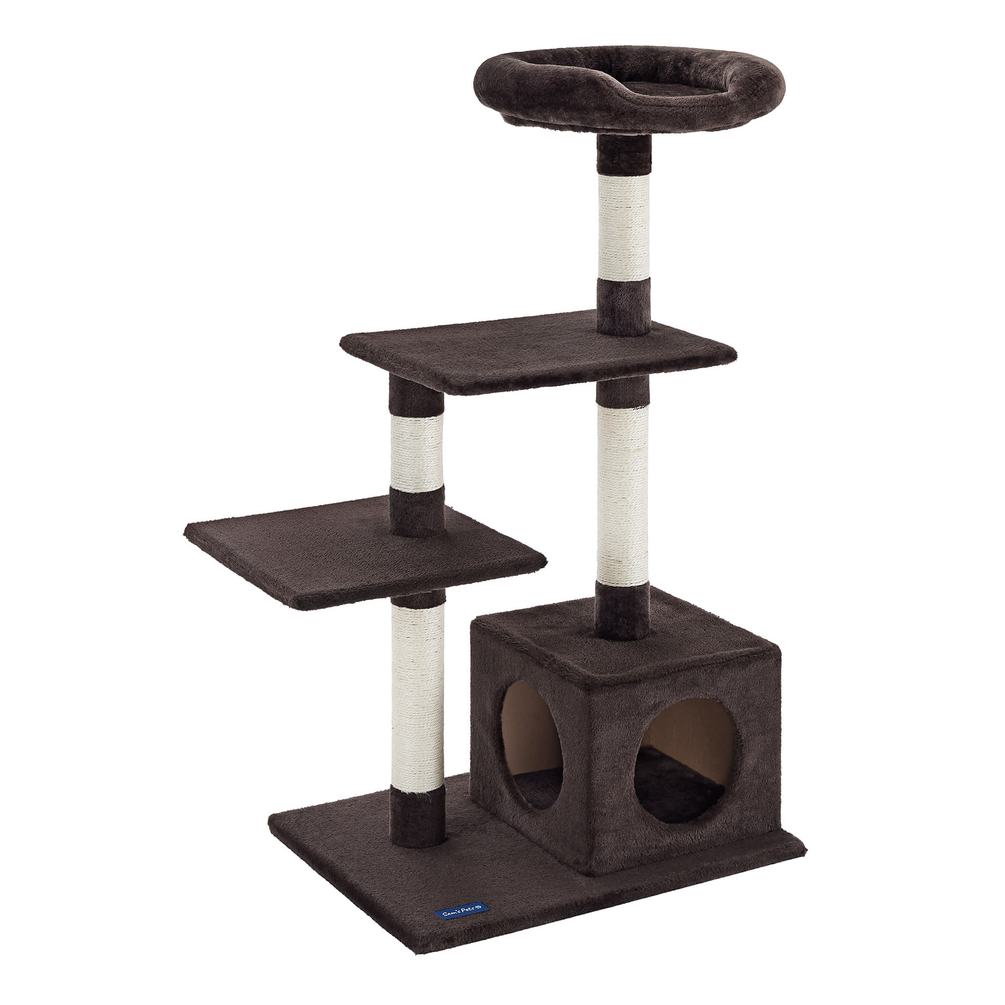 Sam s Pets Brown Randolph Cat Tree 43.5