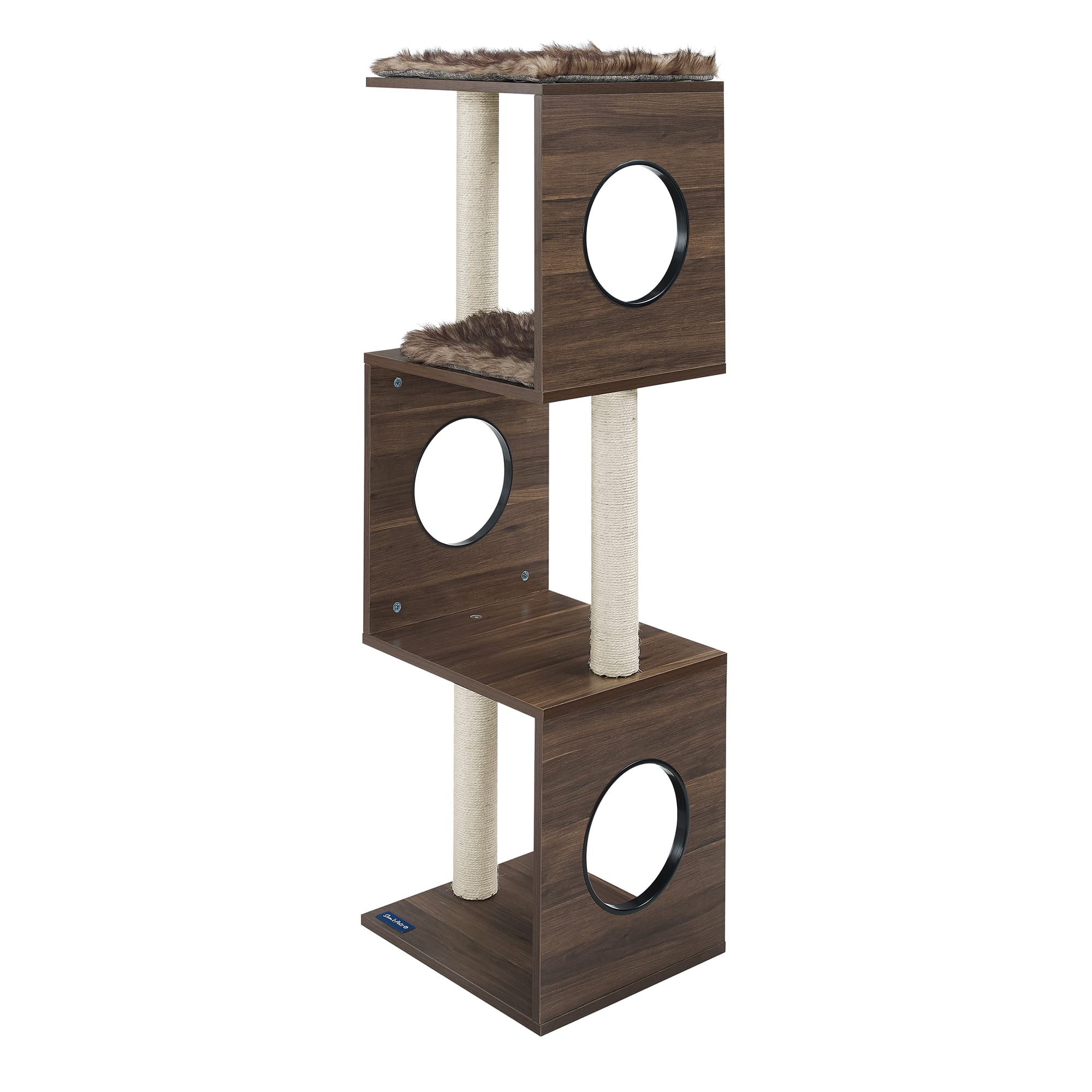 Sam s Pets Dark Brown Sheree Cat Tree 50