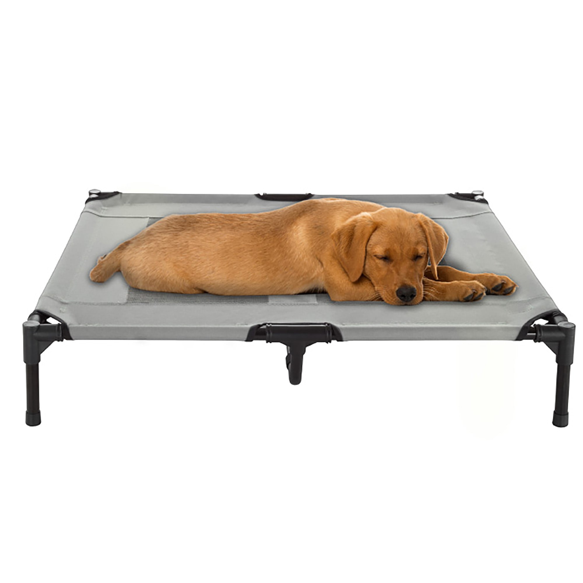 Pet Adobe Cot Style Elevated Pet Bed 36 L X 29.75 W X 7 H Light Gray