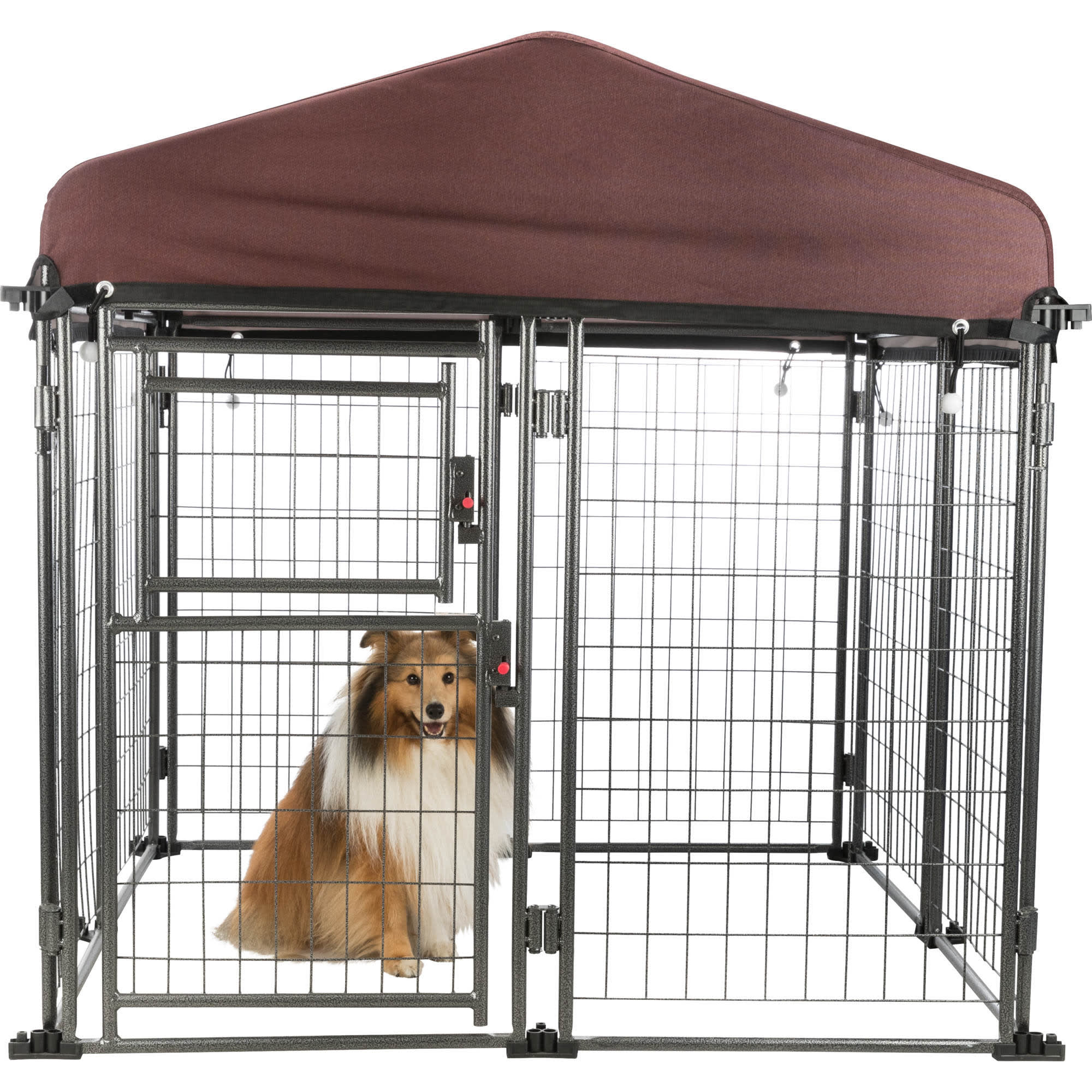 Housse de cage pour chien opaque Petco, gris