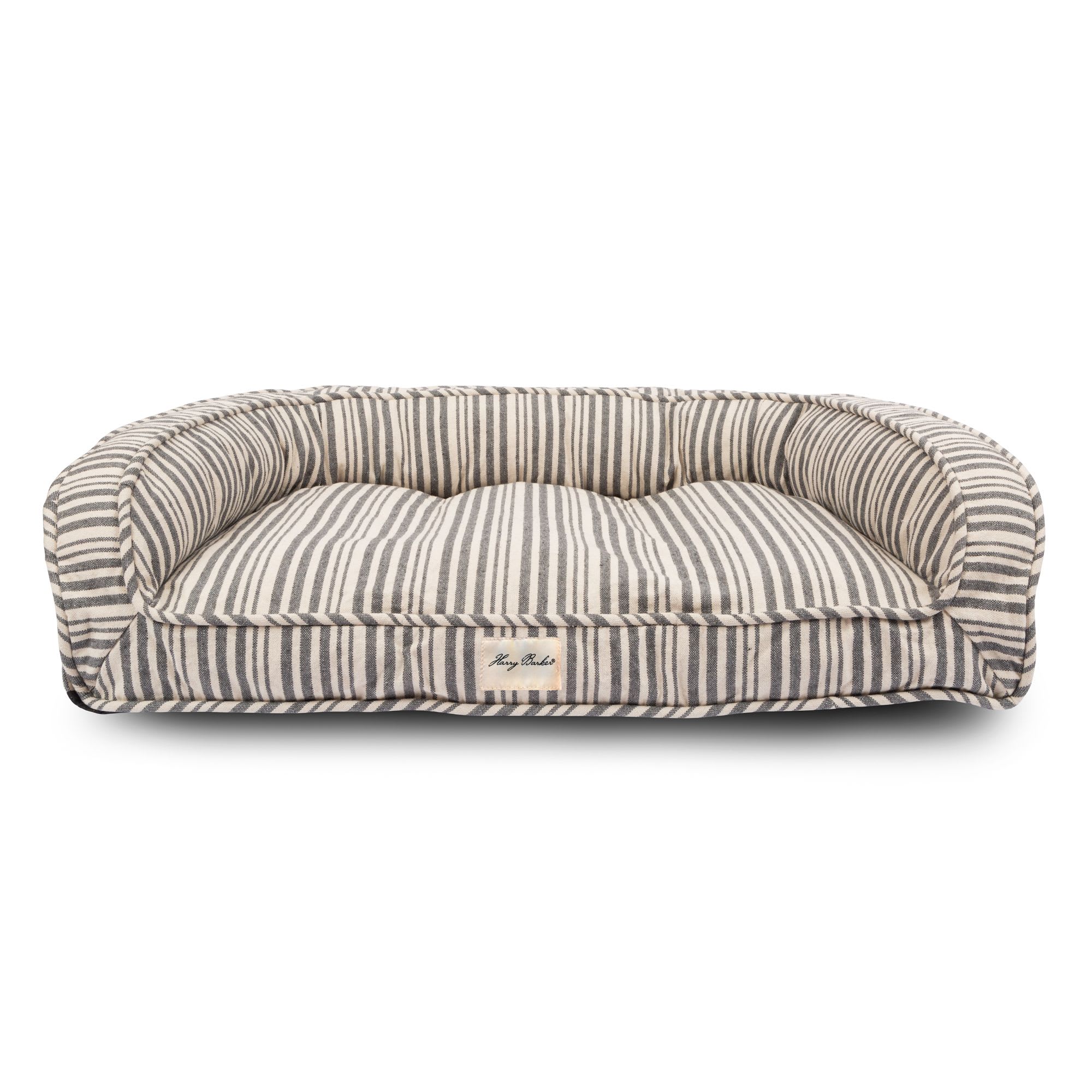 Harry Barker Hundebett »Market Stripe« – Mittelgroß, Mit Memory-Schaum & Waschbarem Bezug