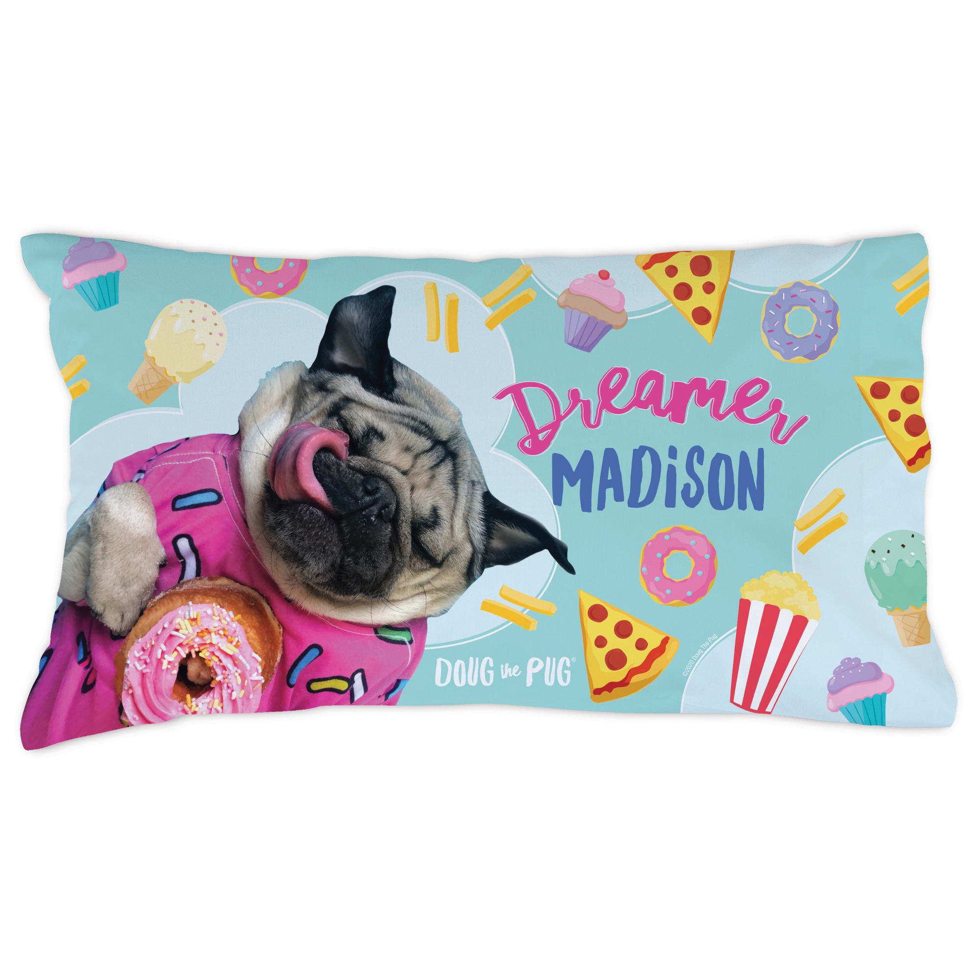 Pug pillow outlet case