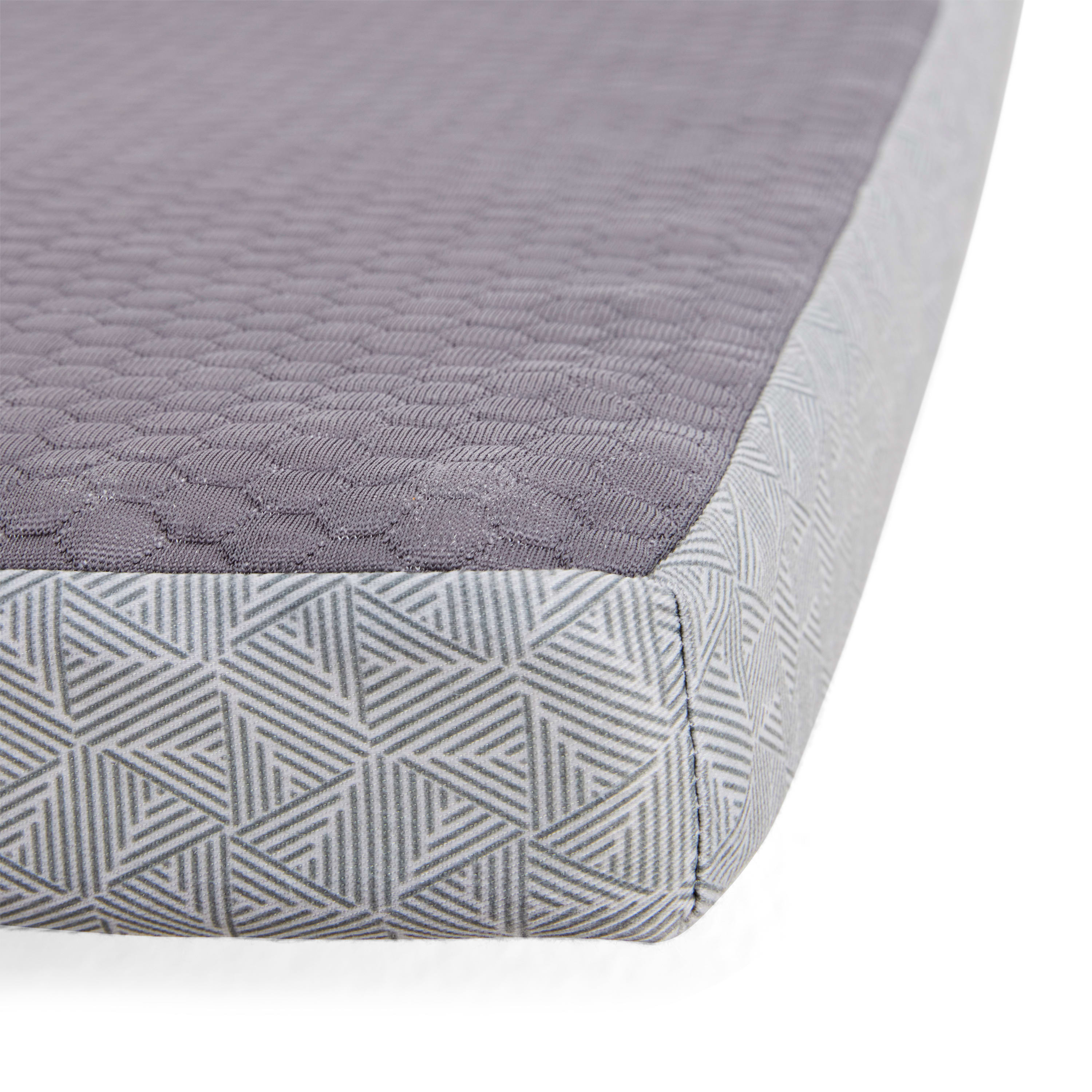 Way Basics | Pup Pup Kitti Bliss Orthopedic Breatheable Pet Mat with NoFom Cushion Technology Medium, Grey