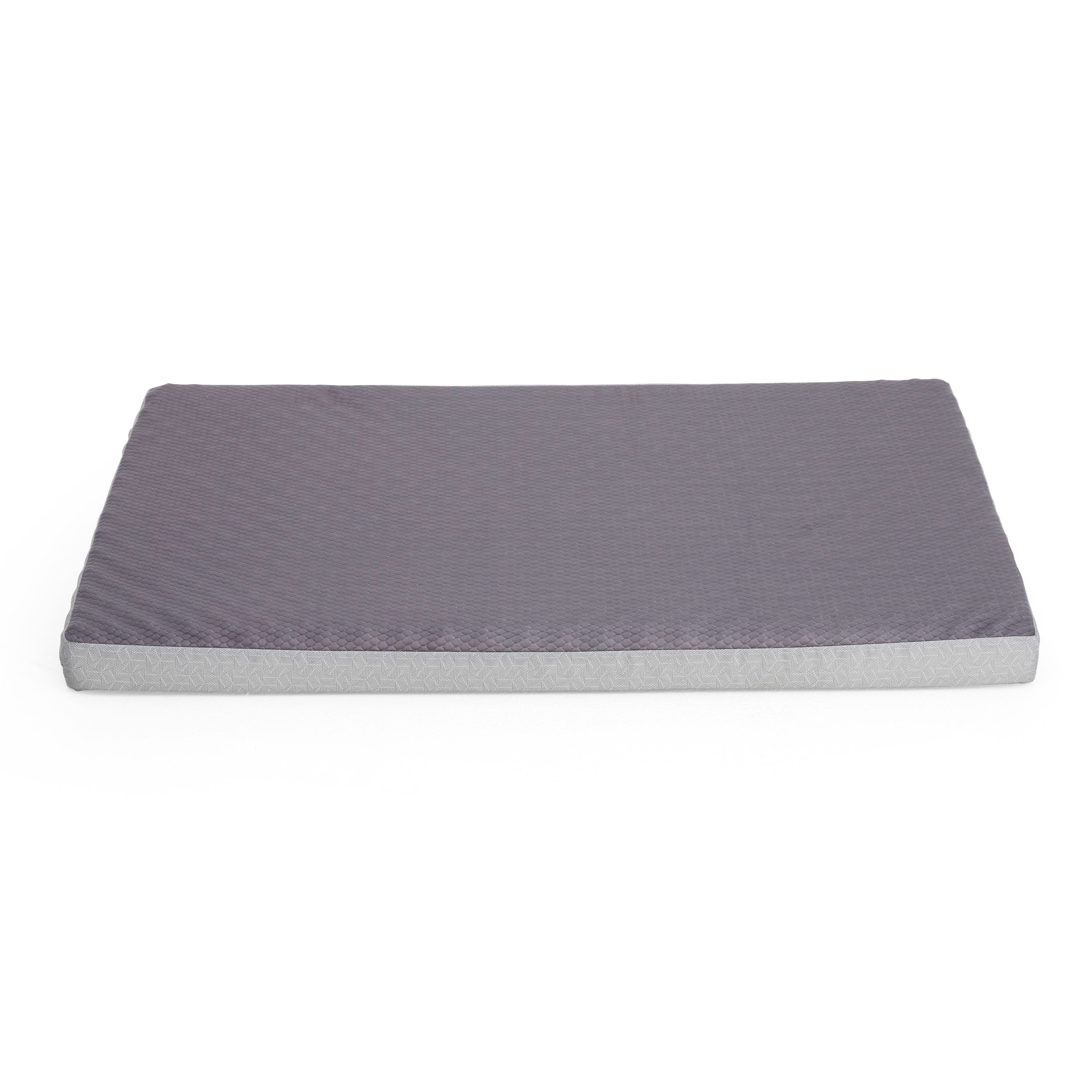 EveryYay Grey Cool Orthopedic Dog Crate Mat, 18 L X 11.5 W X 2