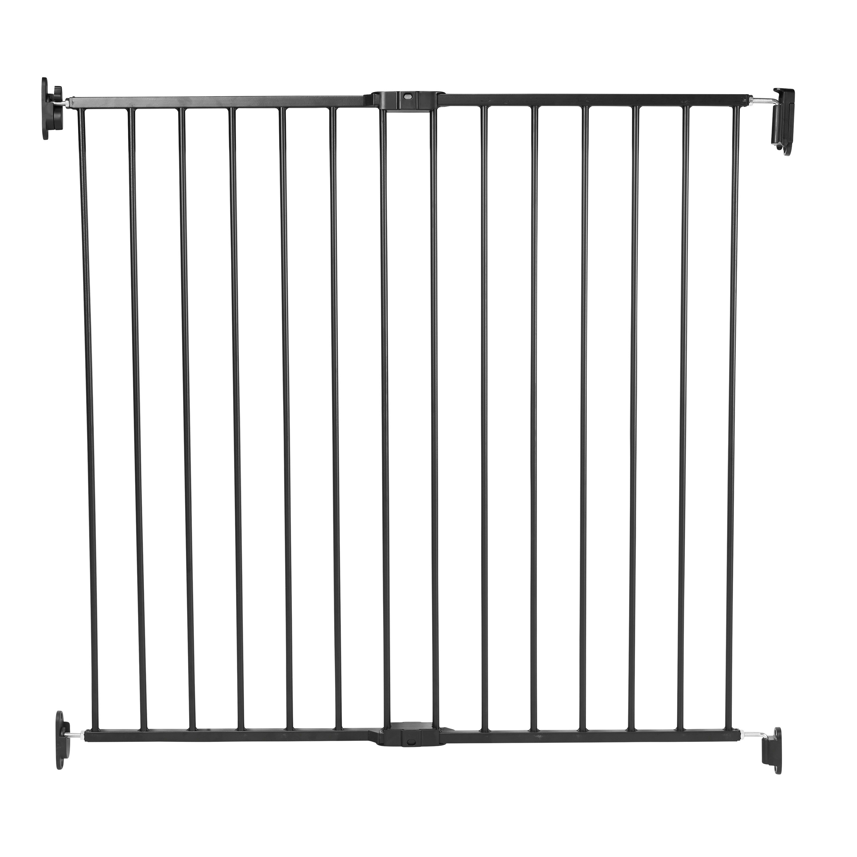 EveryYay Black Stairway Pet Gate with EasyLatch & Sturdy Design