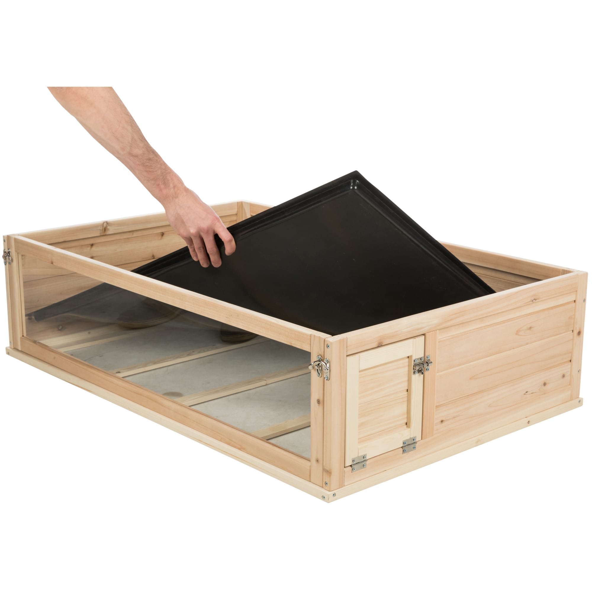 TRIXIE Wooden Indoor Run with a View, 23.75