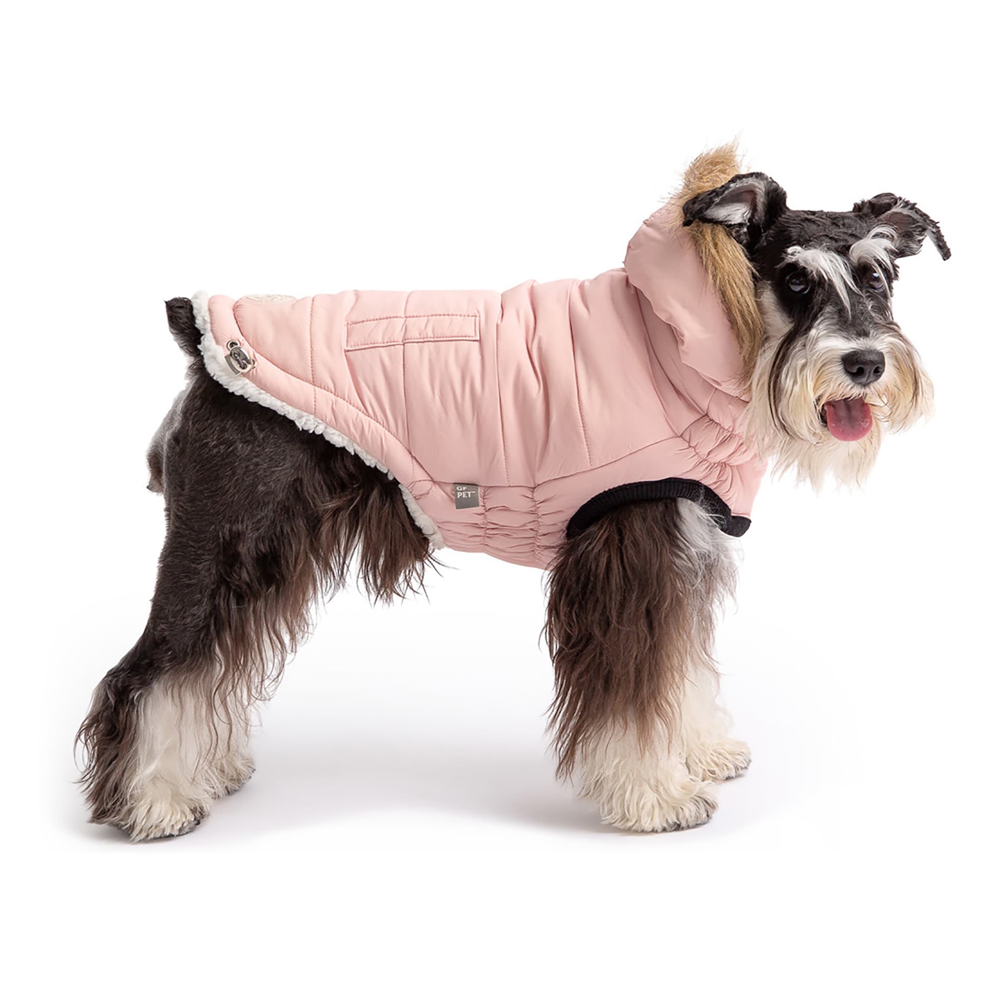 GF Pet Pink Elasto-Fit Urban Dog Parka, X-Small | Petco