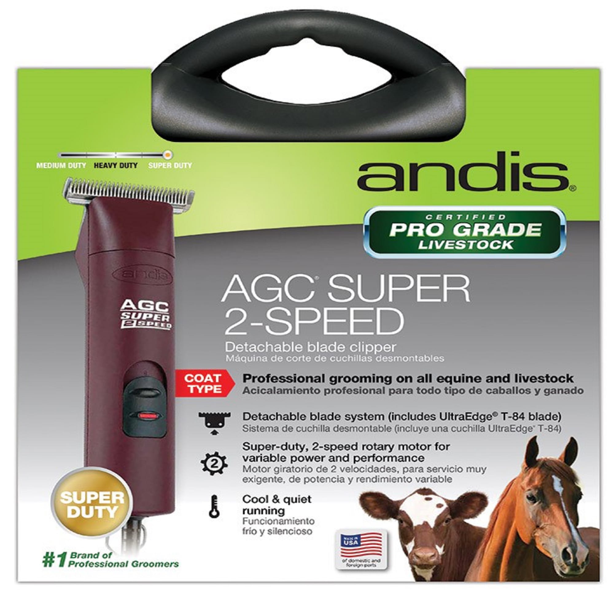 Andis AGC Super 2-Speed with T-84 Detachable Blade Clipper | Petco