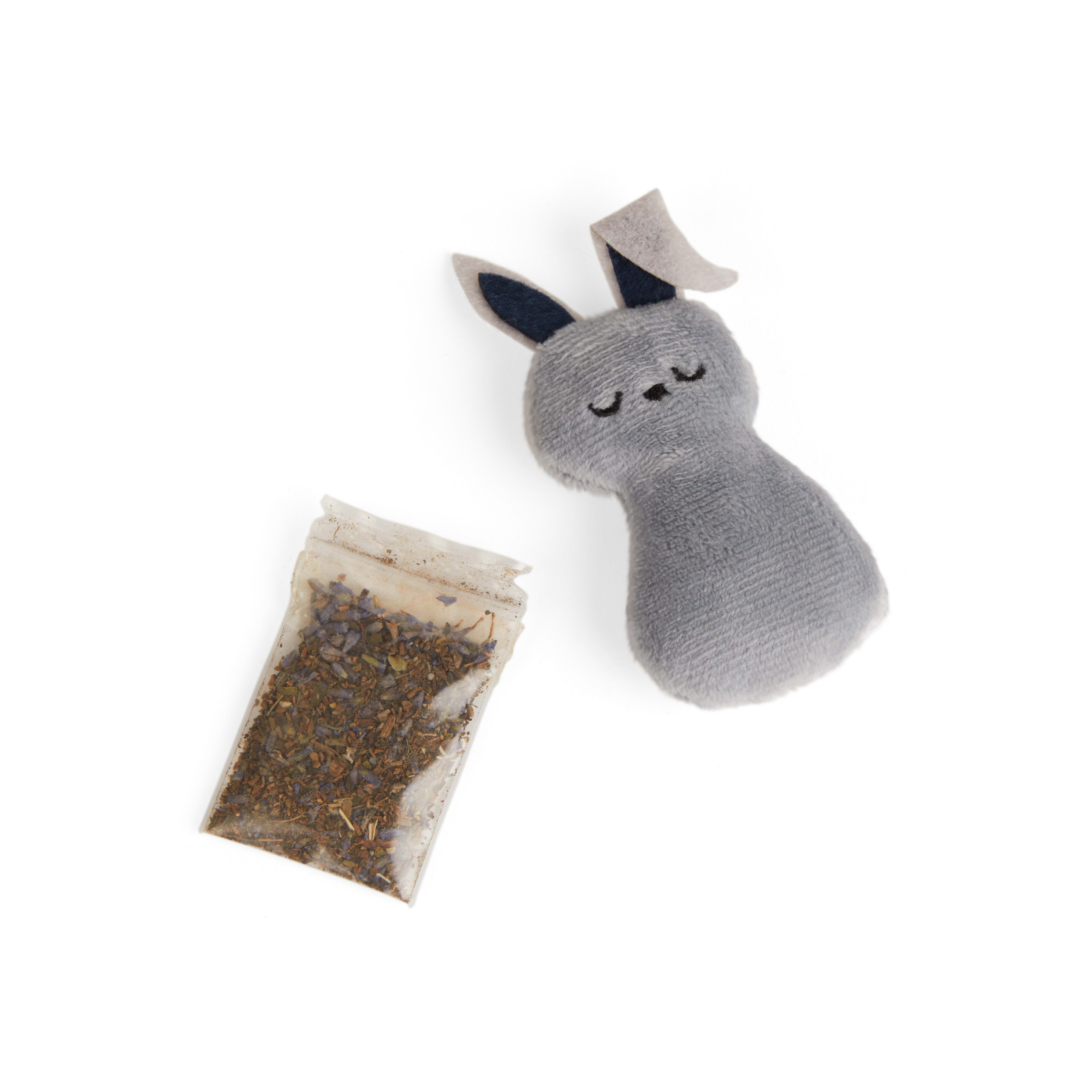 Leaps Bounds Refillable Bunny Plush Cat Toy Petco