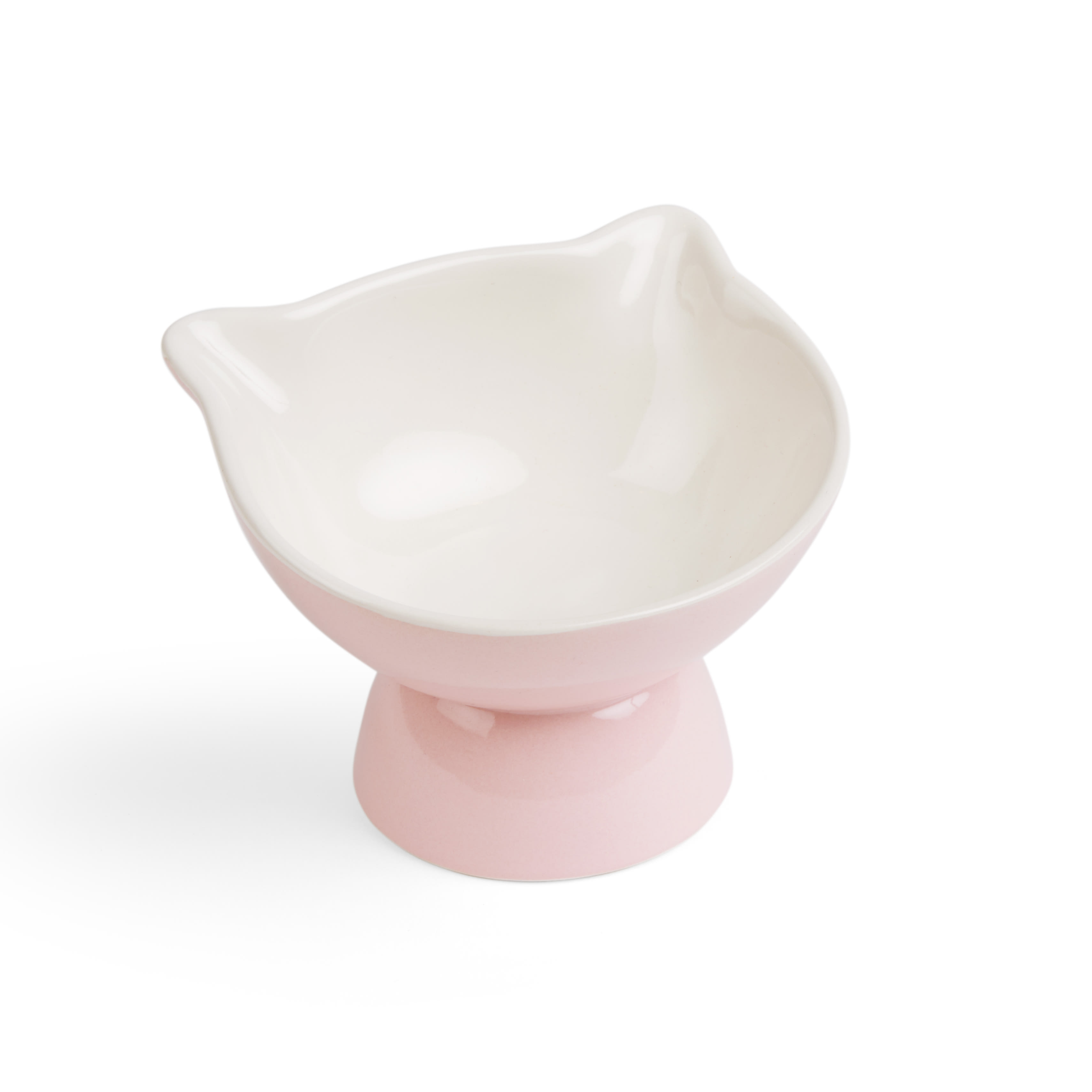 Ceramic Raised Cat Bowl - Super Kitty Cats