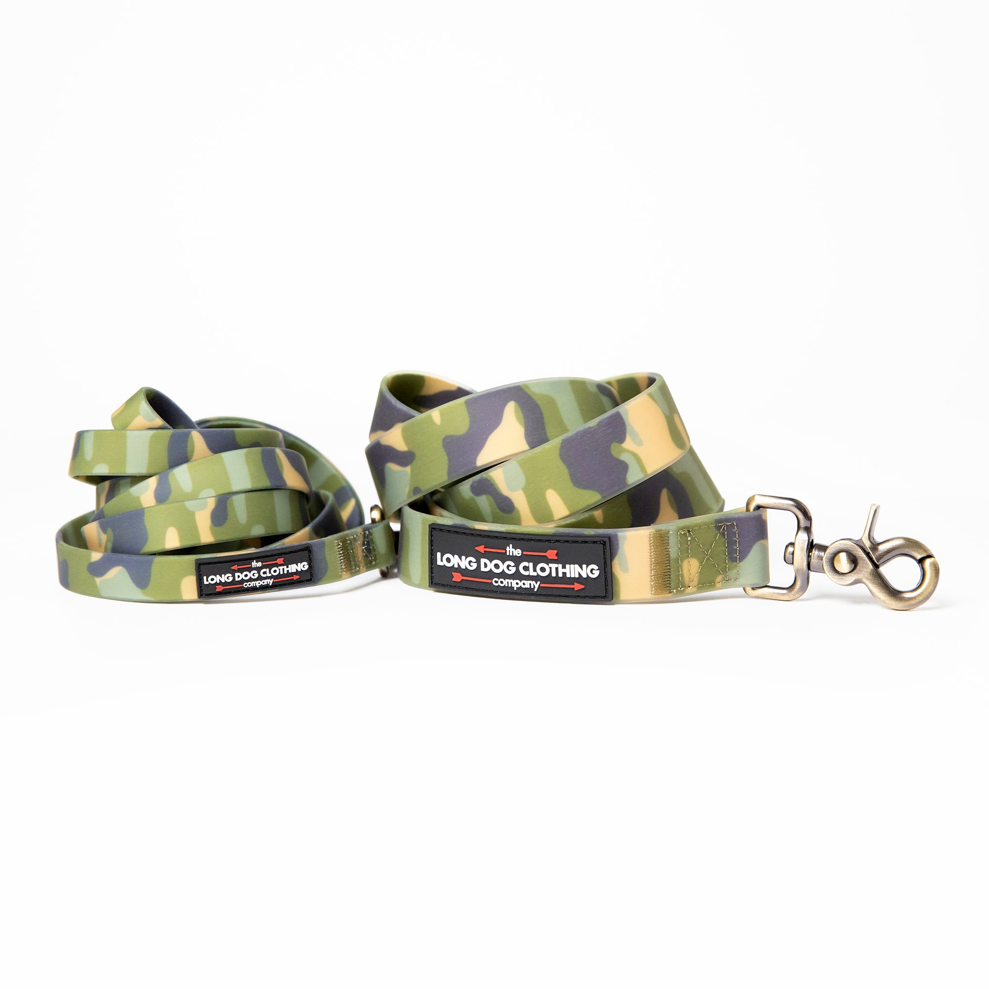 Long Dog Clothing Co. "The Danny" Camouflage PVC Leash for Dogs, Large