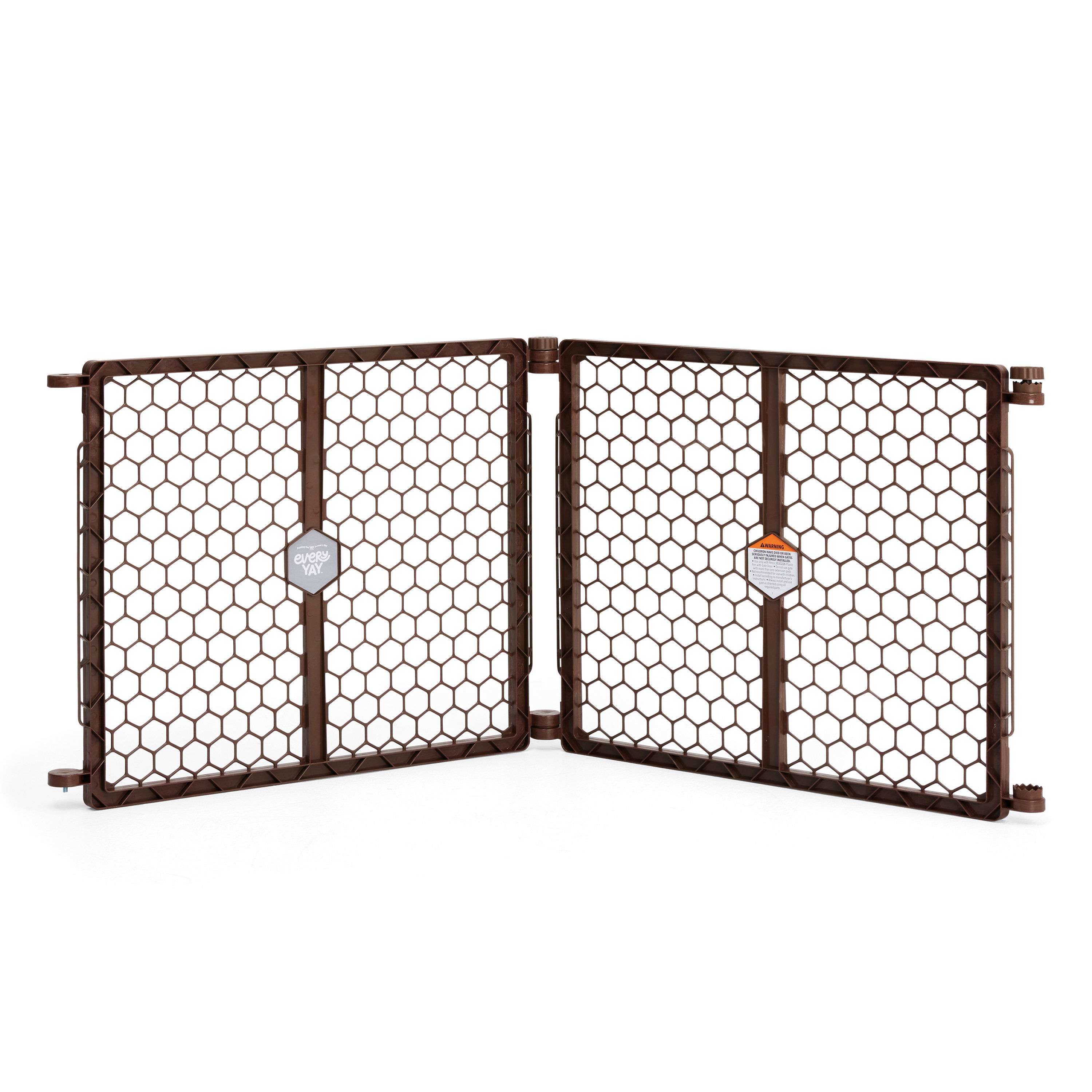 EveryYay Brown Plastic Pen Panels 2Pack for Pets