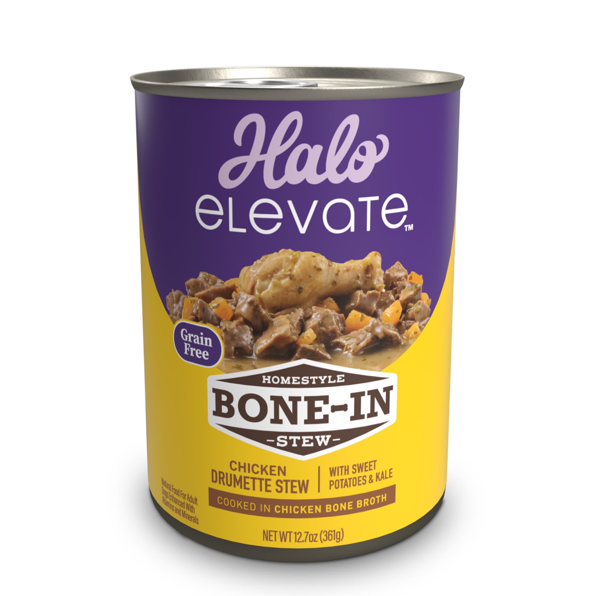 Halo Elevate Dog Homestyle Bone In Grain Free Chicken Stew with