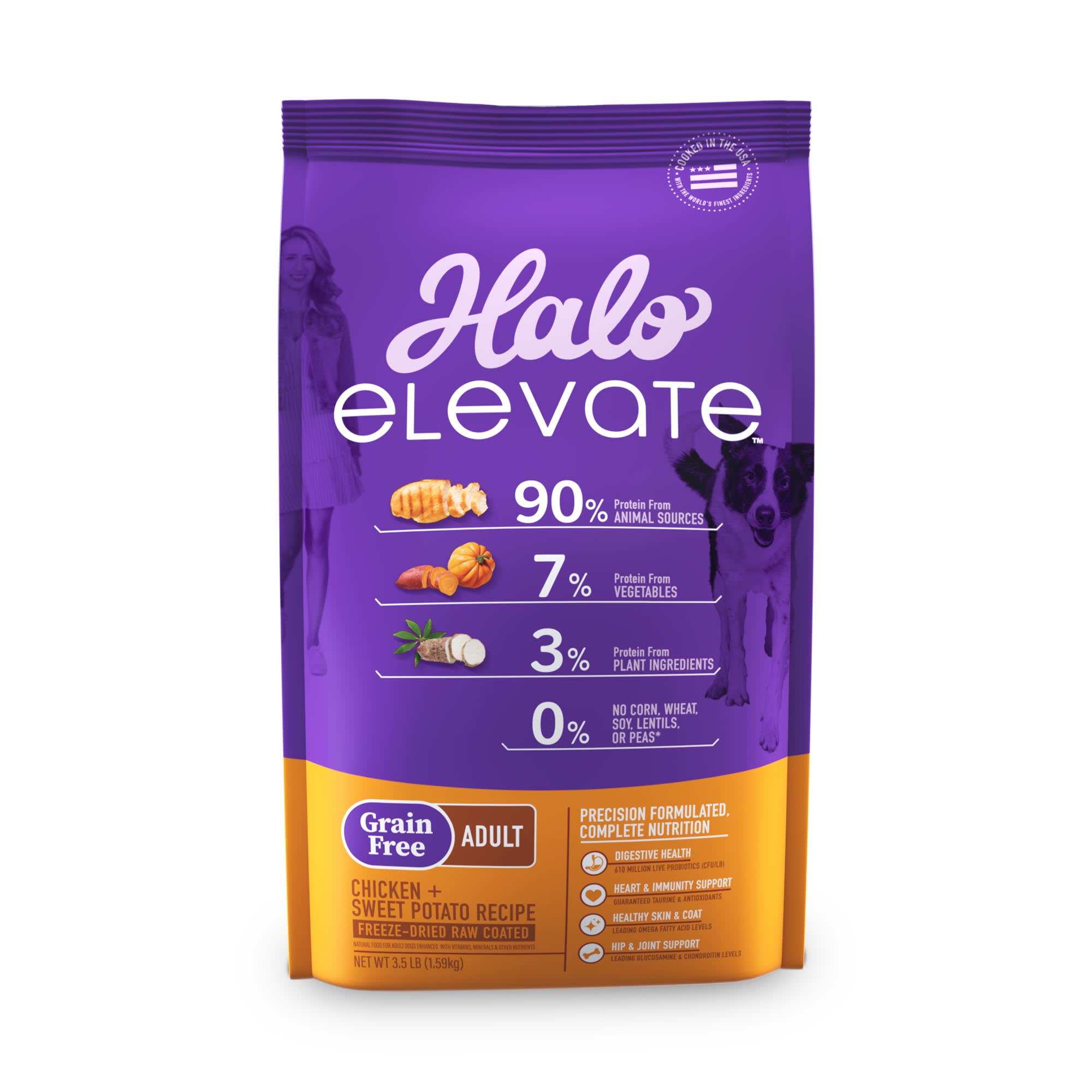 Halo Elevate Dog Grain Free Chicken Recipe Dry Food 20 lbs. Petco