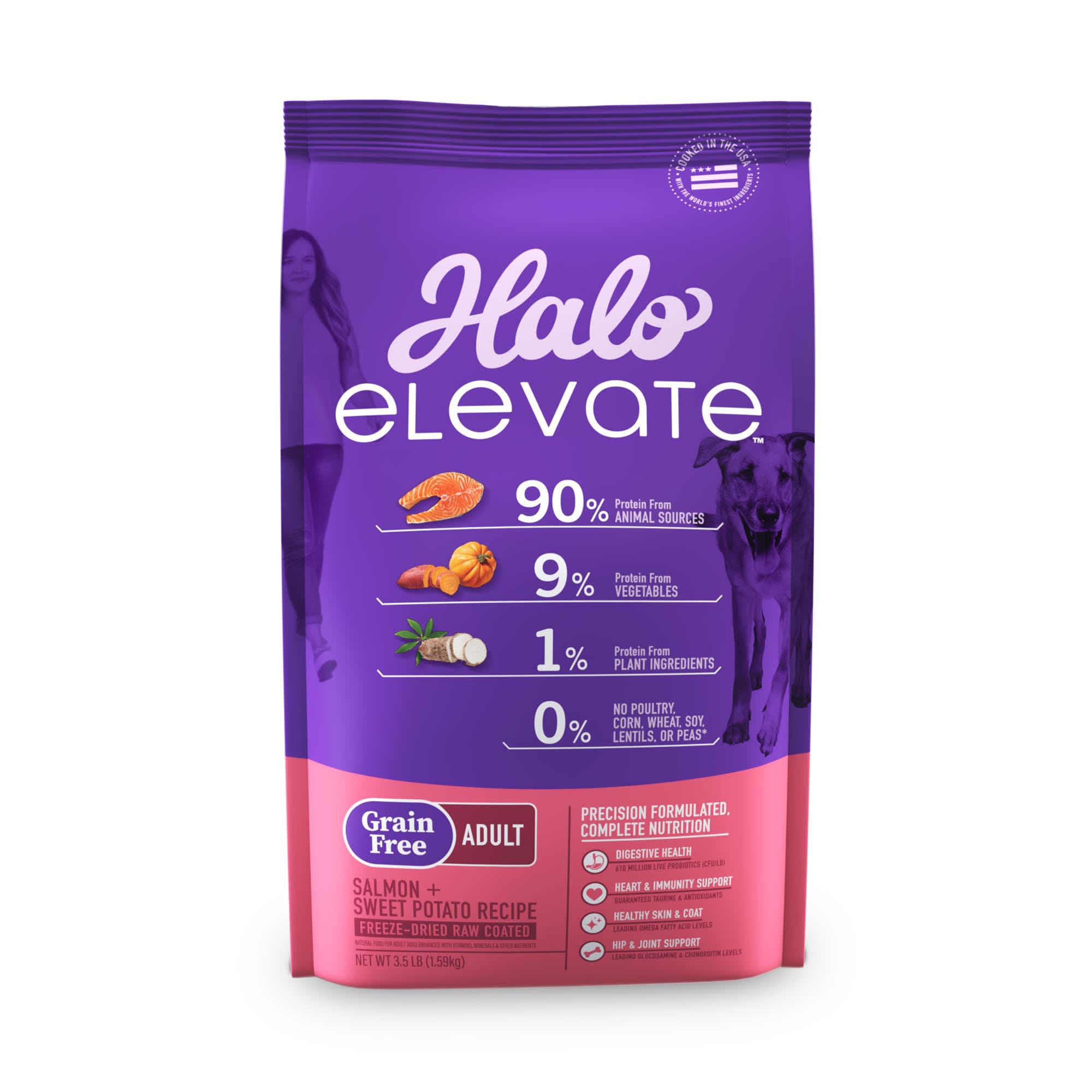 Halo Elevate Dog Grain Free Salmon Recipe Dry Food, 3.5 lbs. Petco