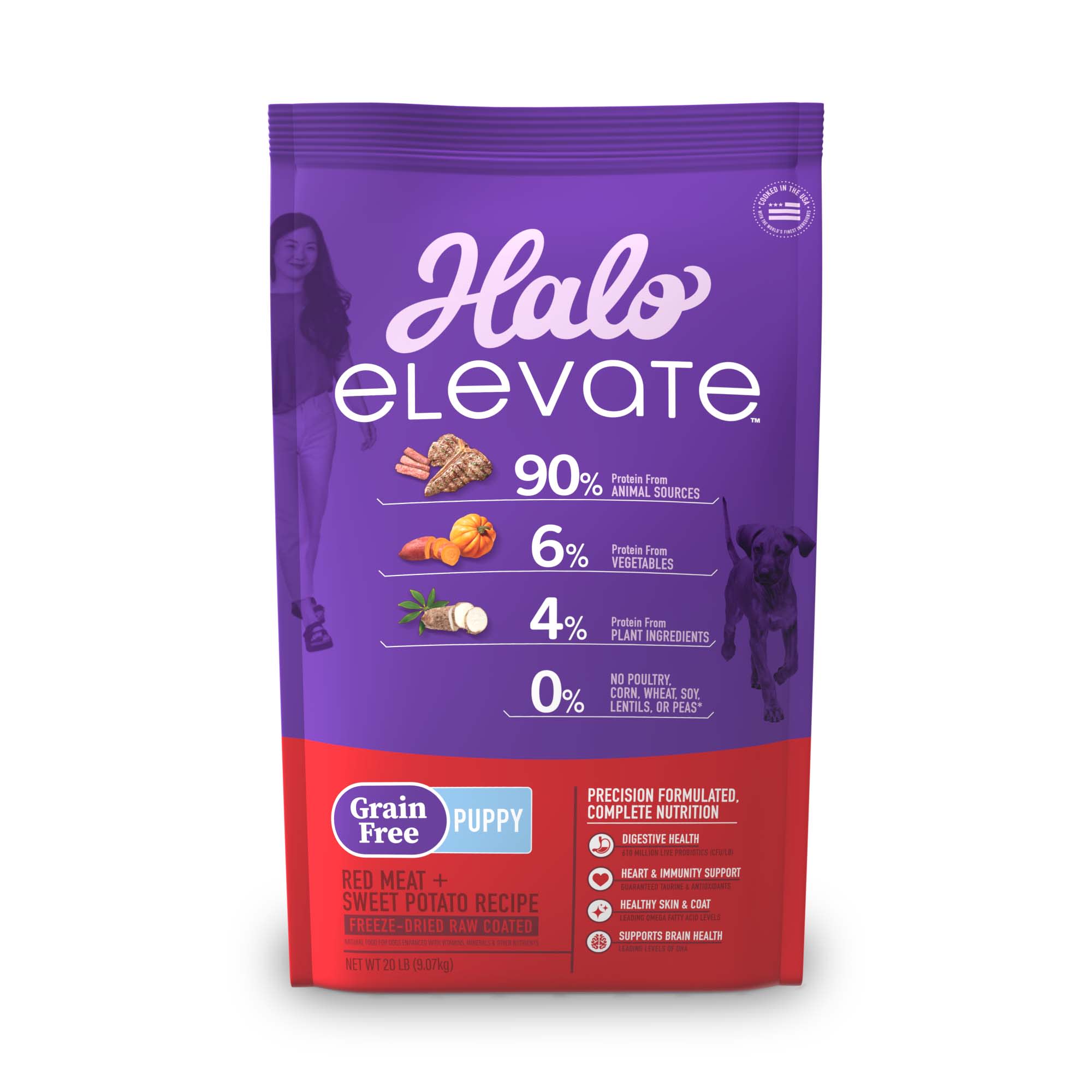 Halo elevate dog food