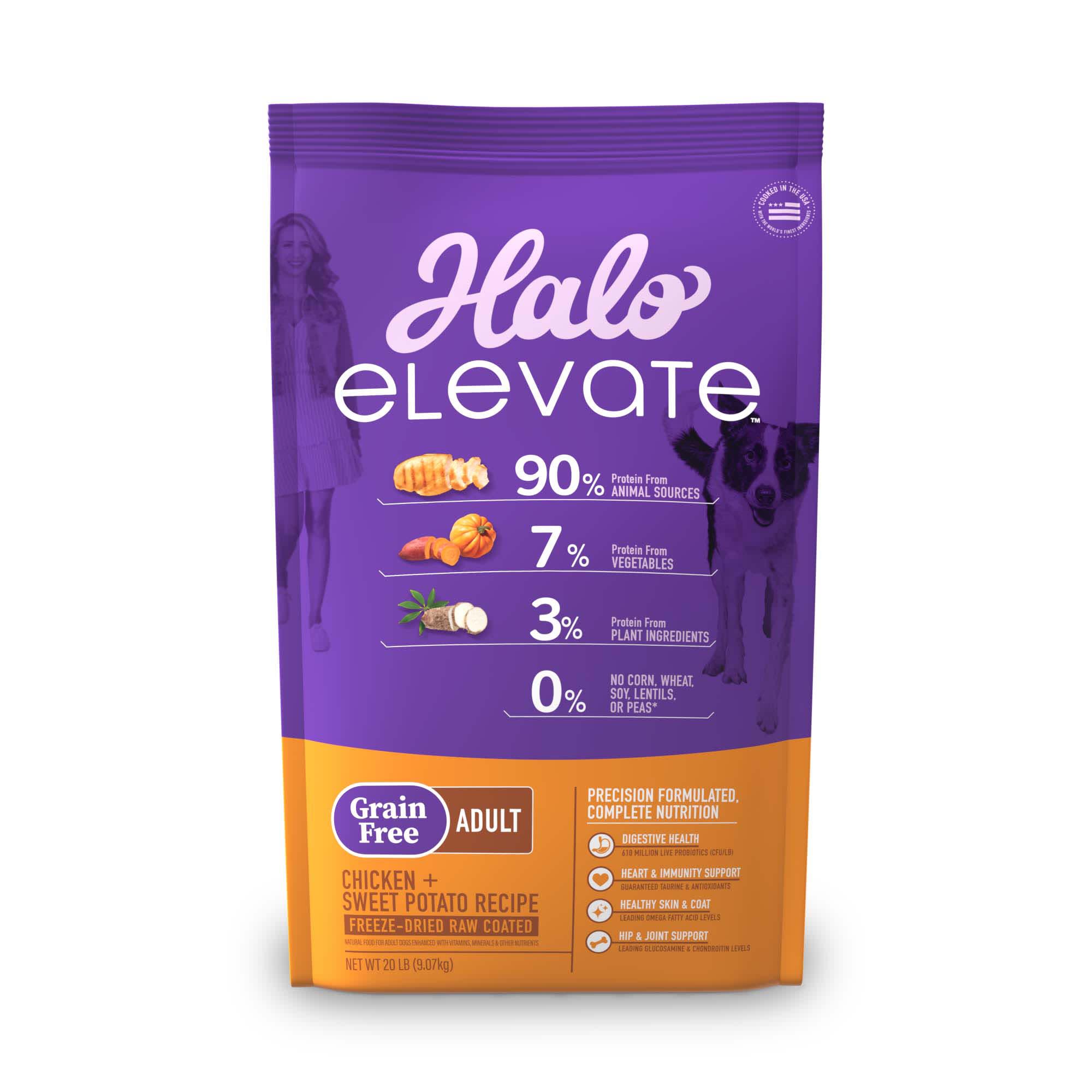 Halo Elevate Dog Grain Free Chicken Recipe Dry Food 20 lbs. Petco